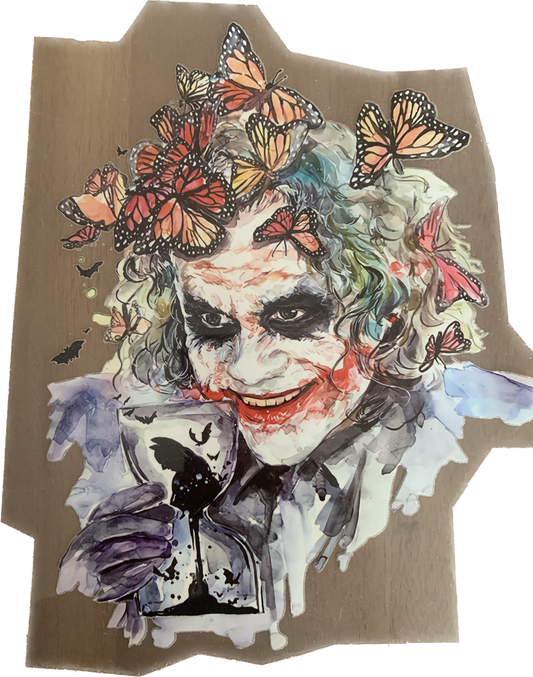 Joker - Iron On Decal - Sold Individually