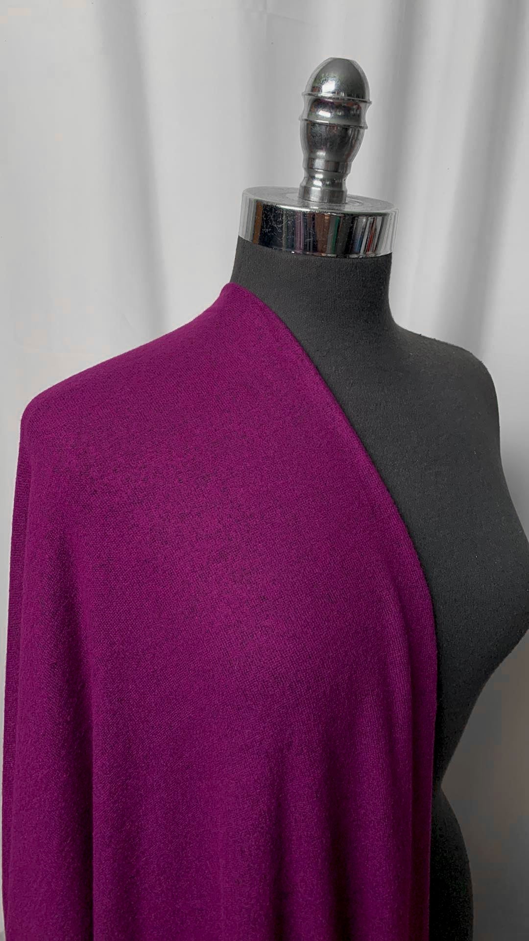 Eggplant - Super Soft Hacci Sweater Knit - 2 Yard Cut