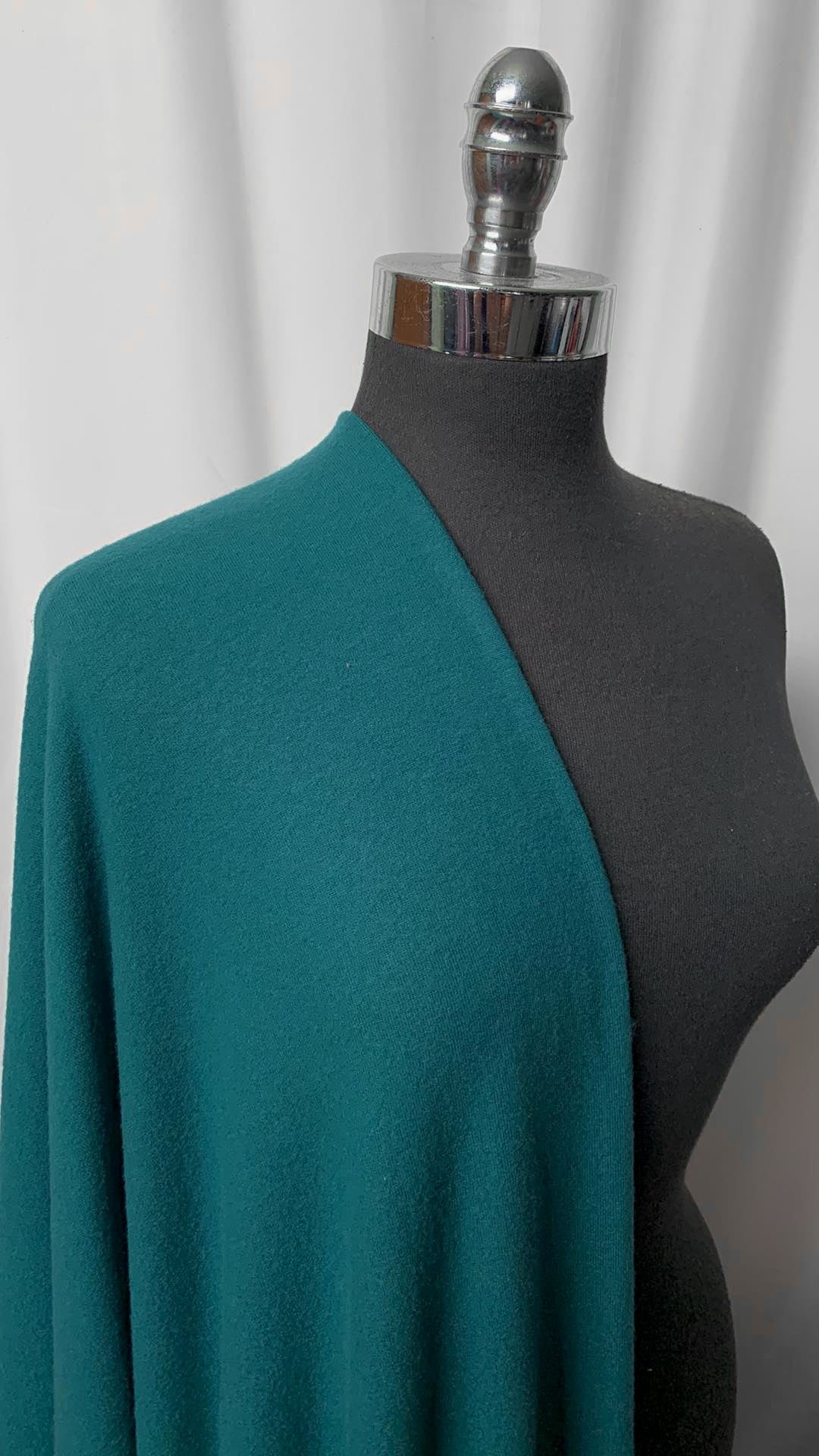 Teal - Super Soft Hacci Sweater Knit - 4 Yard Cut