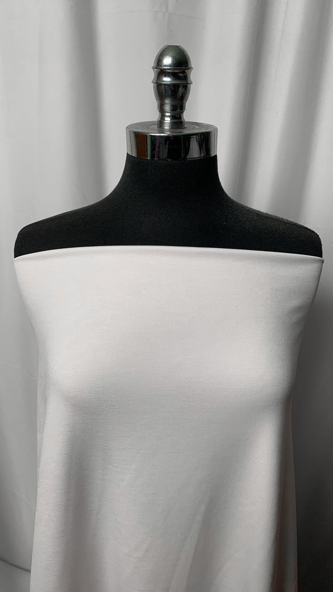 White - Modal Ponte - 2 Yard Cut