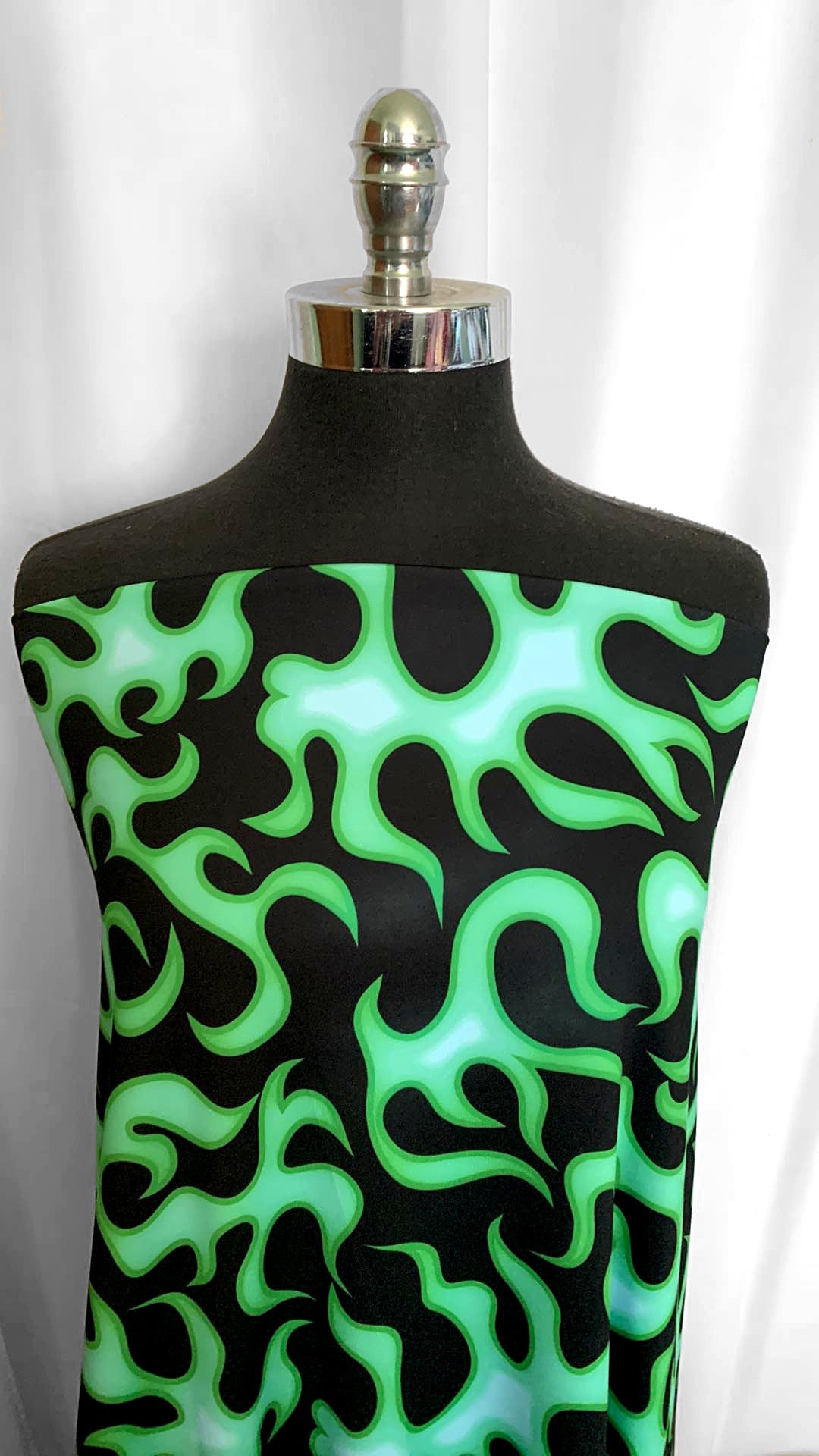 Green Flame - Yoga Performance - 2 Yard Cut