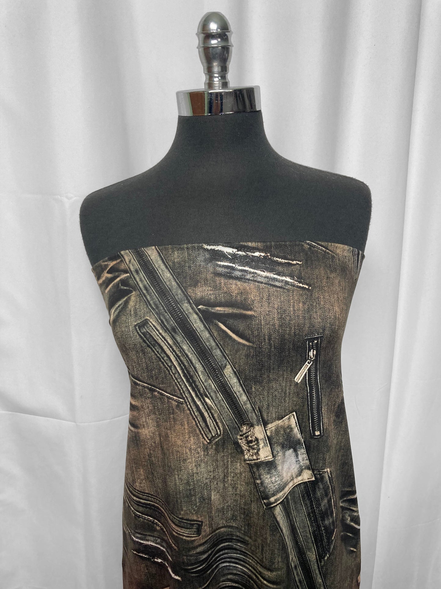 Grunge Denim - Peached Performance - 2 Yard Cut