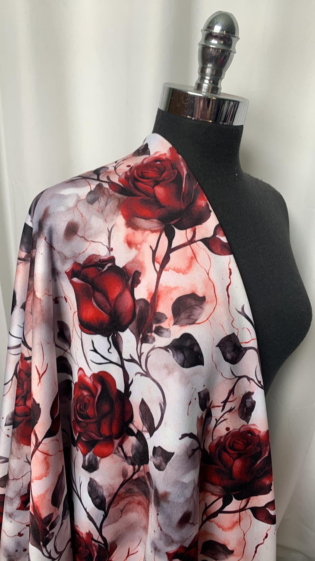 Rose & Thorn - Poly/Spandex Sweatshirt Fleece - 3 Yard Cut