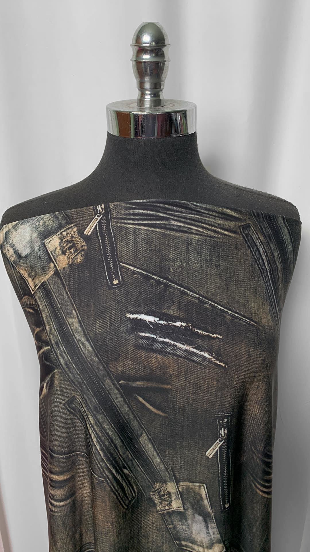 Grunge Denim - Yoga Performance - 2 Yard Cut