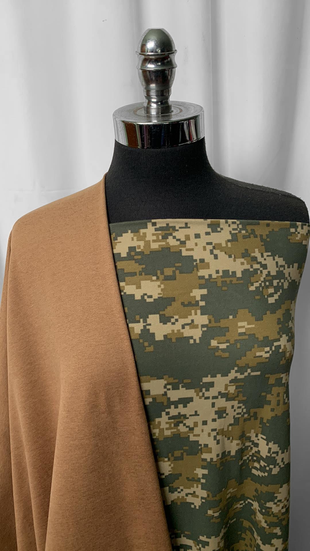 DIGI CAMO BUNDLE : 2YD Solid Peached PF & 2YD Digi Camo DBP : A25175