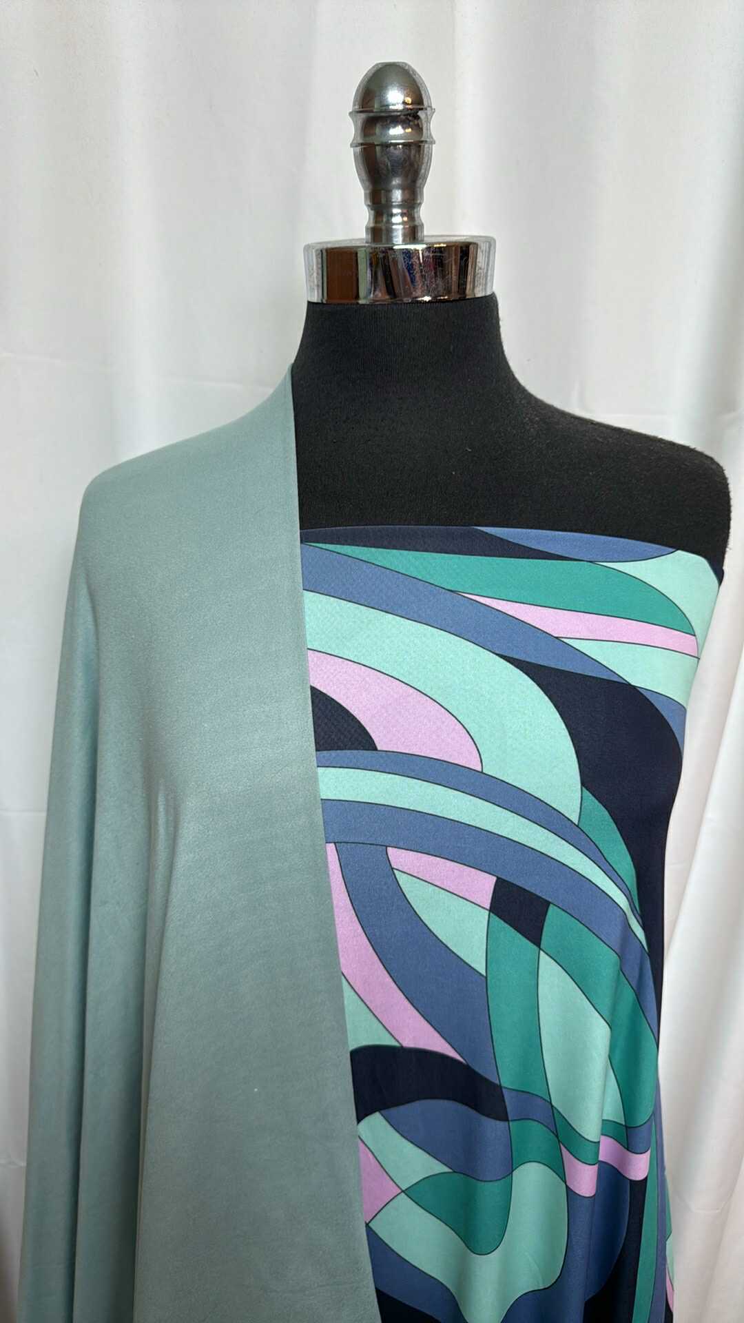 MINT/ABSTRACT BUNDLE : 2.5YD Abstract Venezia & 1.5YD Mint DBP : A27564