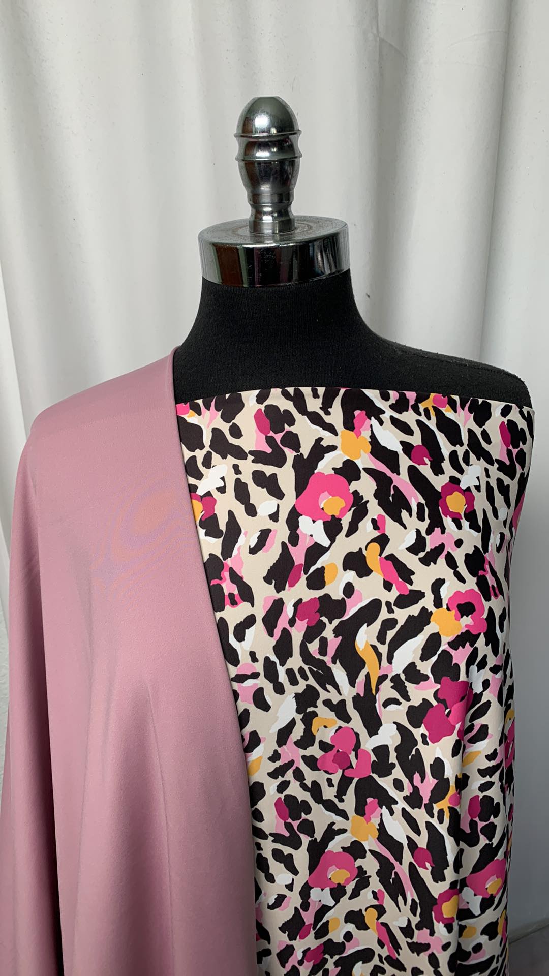 MAUVE/LEOPARD BUNDLE : 2YD Leopard Yoga PF & 2YD Mauve Yoga PF : A1673