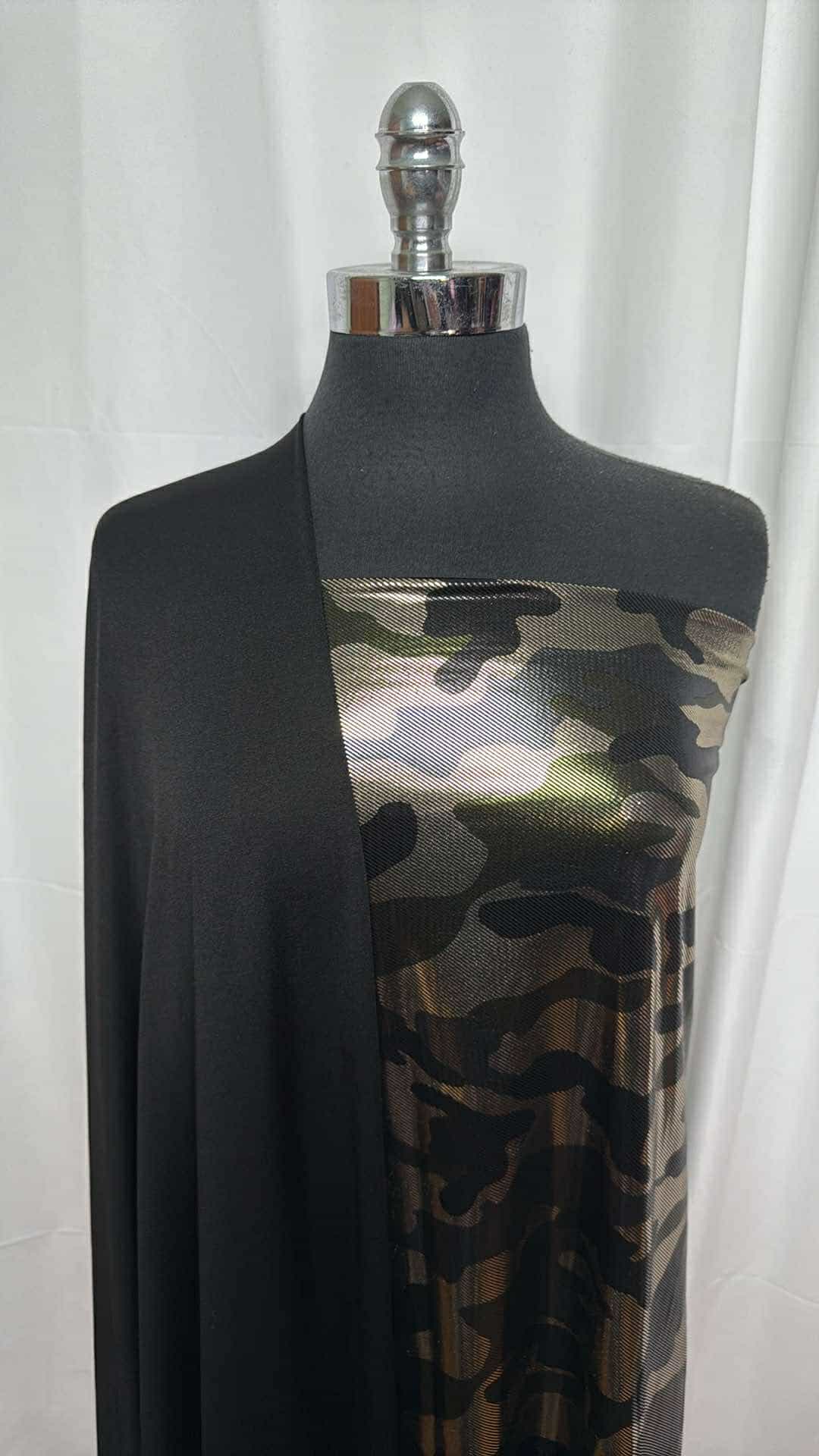 BLACK/FOIL CAMO BUNDLE : 2YD Foil Camo ITY & 2YD Black ITY : A26999
