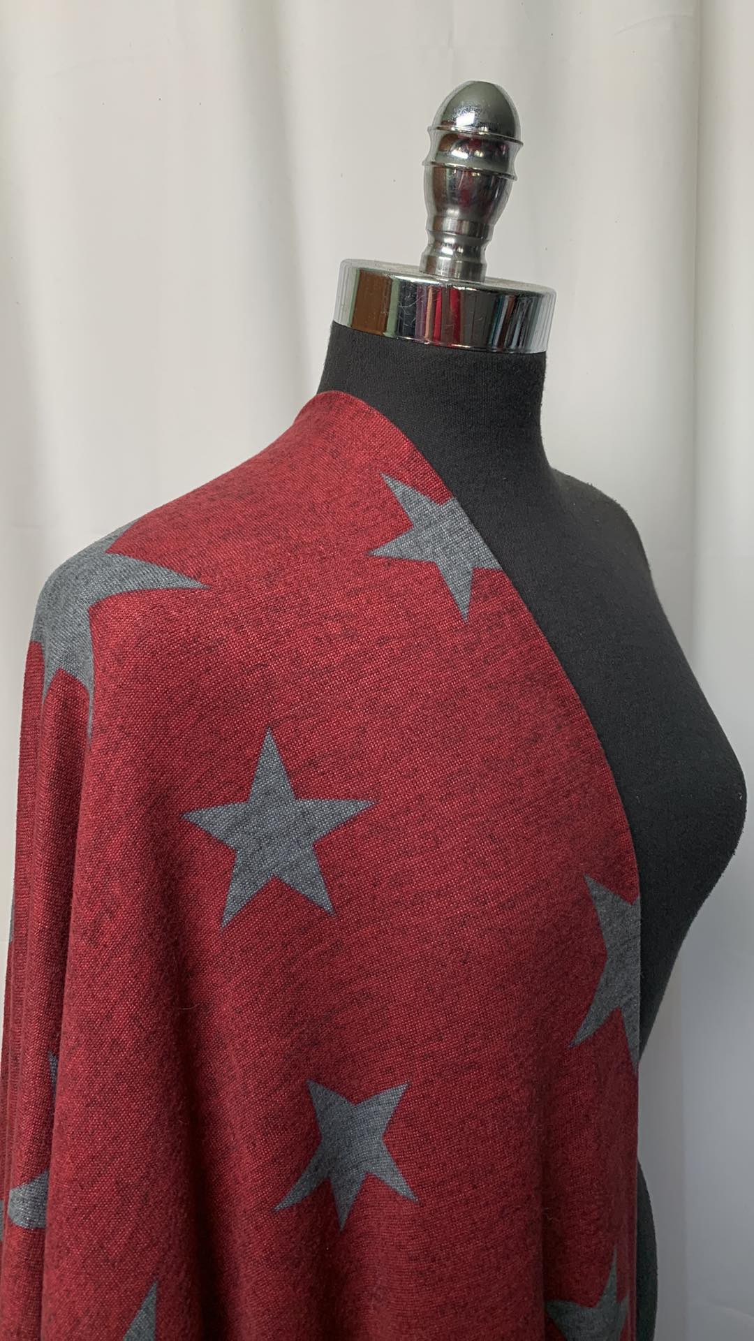 Red Star - Brushed Hacci Sweater Knit - 2 Yard Cut