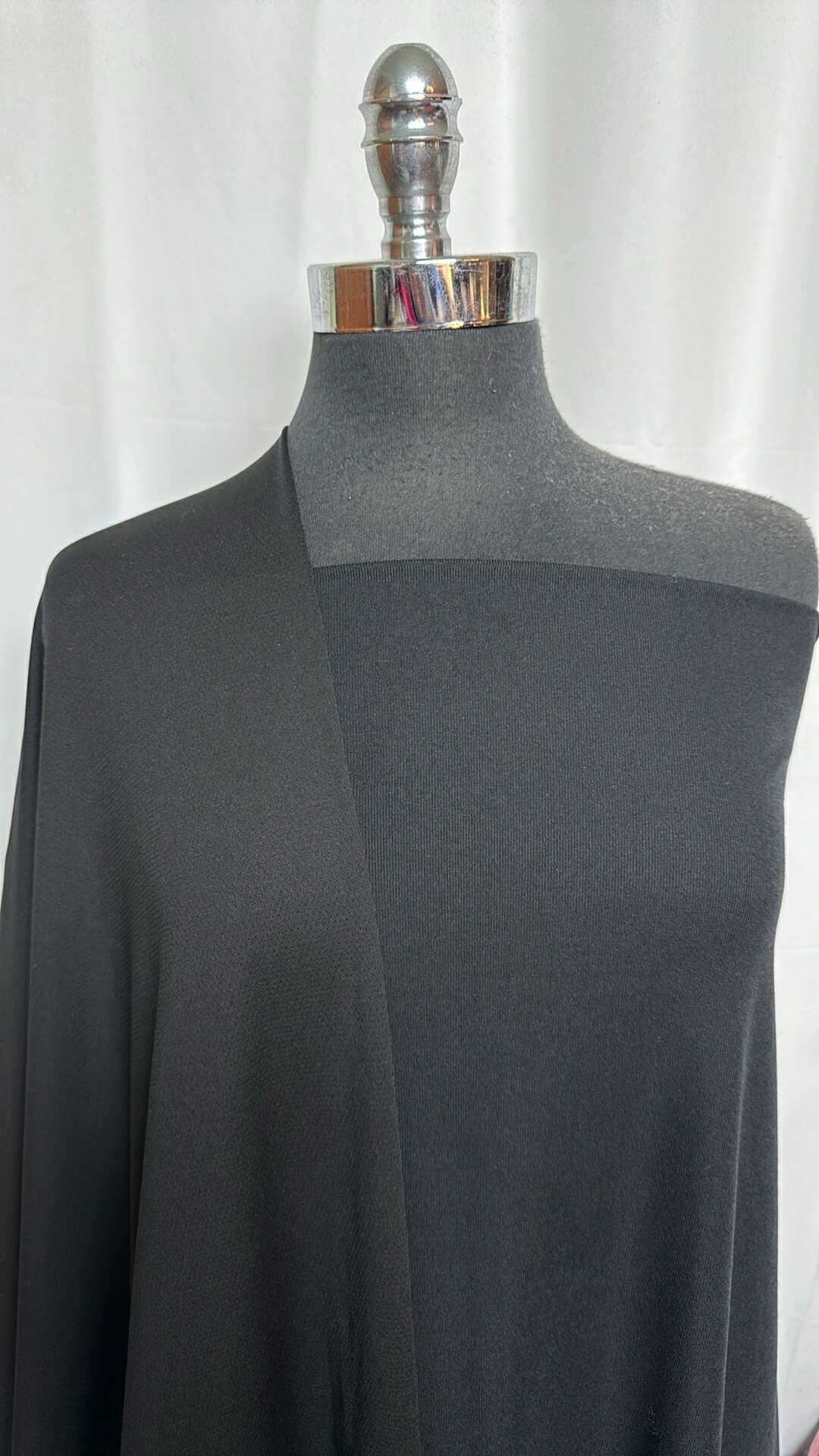 DOUBLE BLACK BUNDLE : 2YD Black PF Rib & 2YD Black PF Mesh : A29088