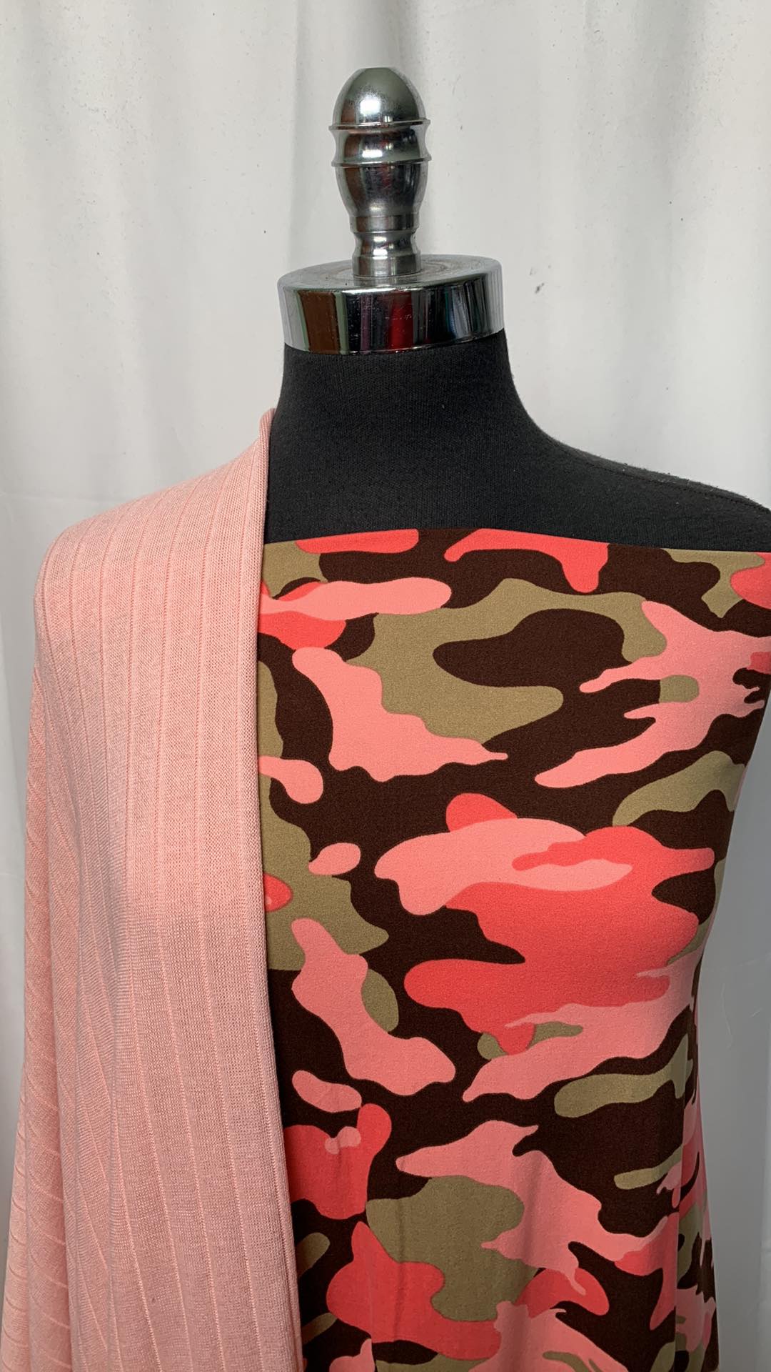 PINK CAMO BUNDLE : 2YD Camo DBP & 2YD Blush Wide Rib SK : A1559