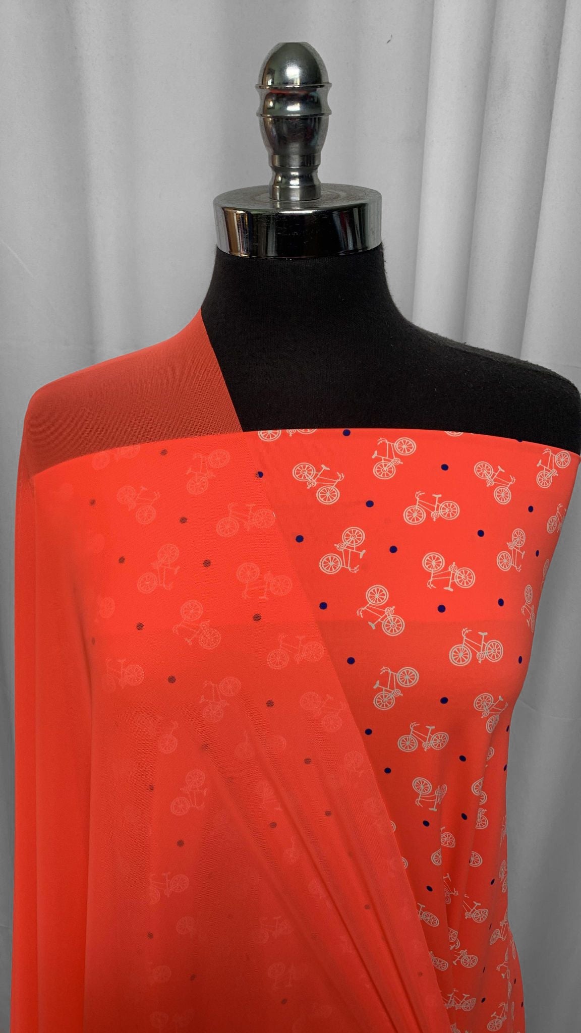 ORANGE BIKES/POWER MESH BUNDLE : 1YD Orange Bikes N/S & 1YD Orange Power Mesh : A25575