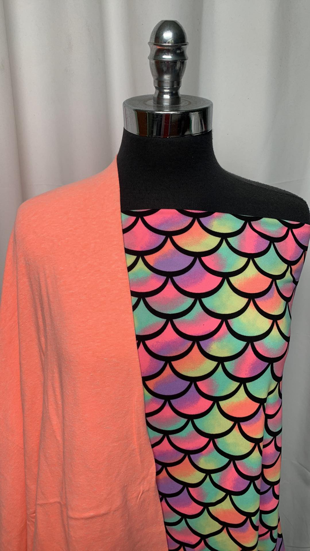 NEON/SHERBET SCALES BUNDLE : 2YD Sherbet Scales DBP & 1YD Neon Triblend : A25342