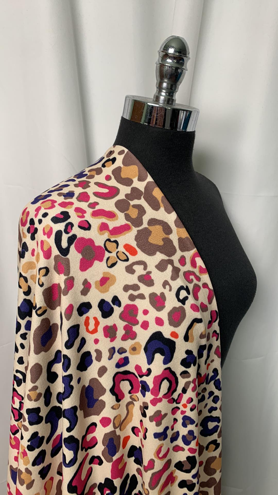 Cream Leopard - Oakley Sweater Knit - 2 Yard Cut