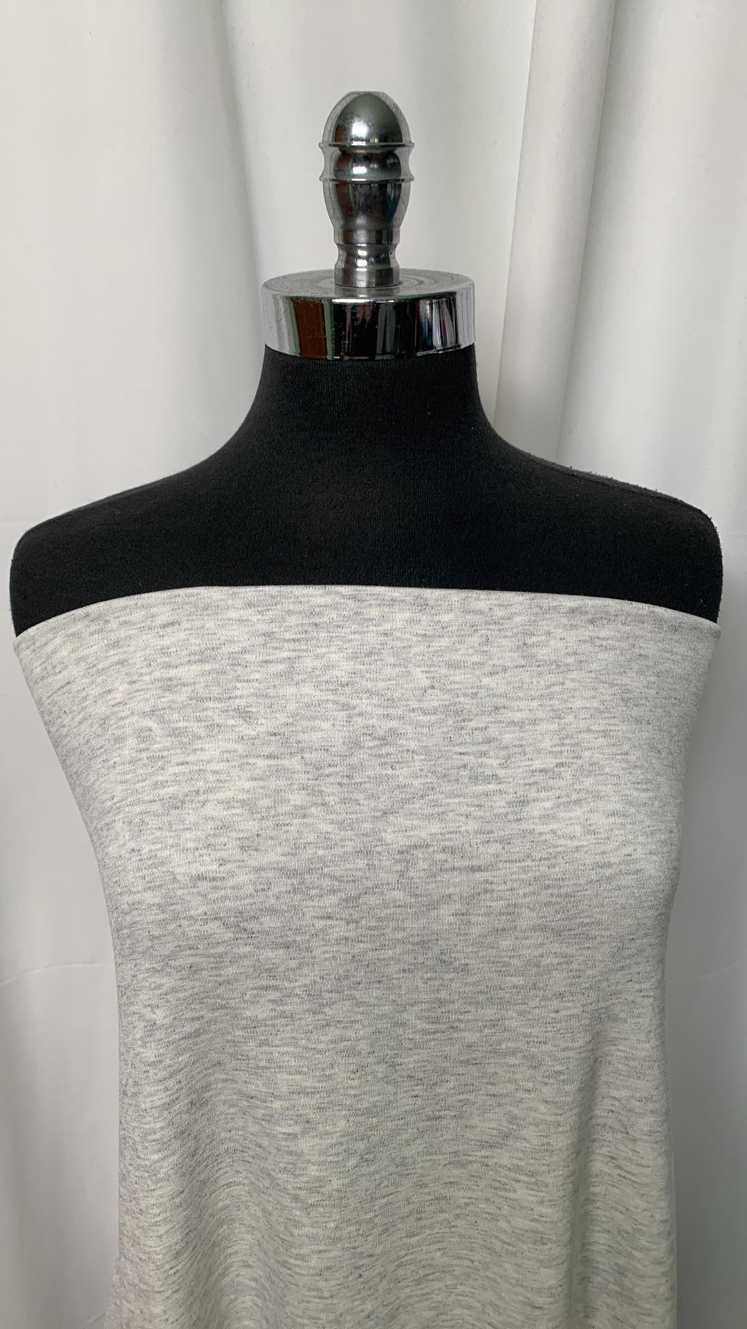 Heather Grey - Modal Ponte - 4 Yard Cut
