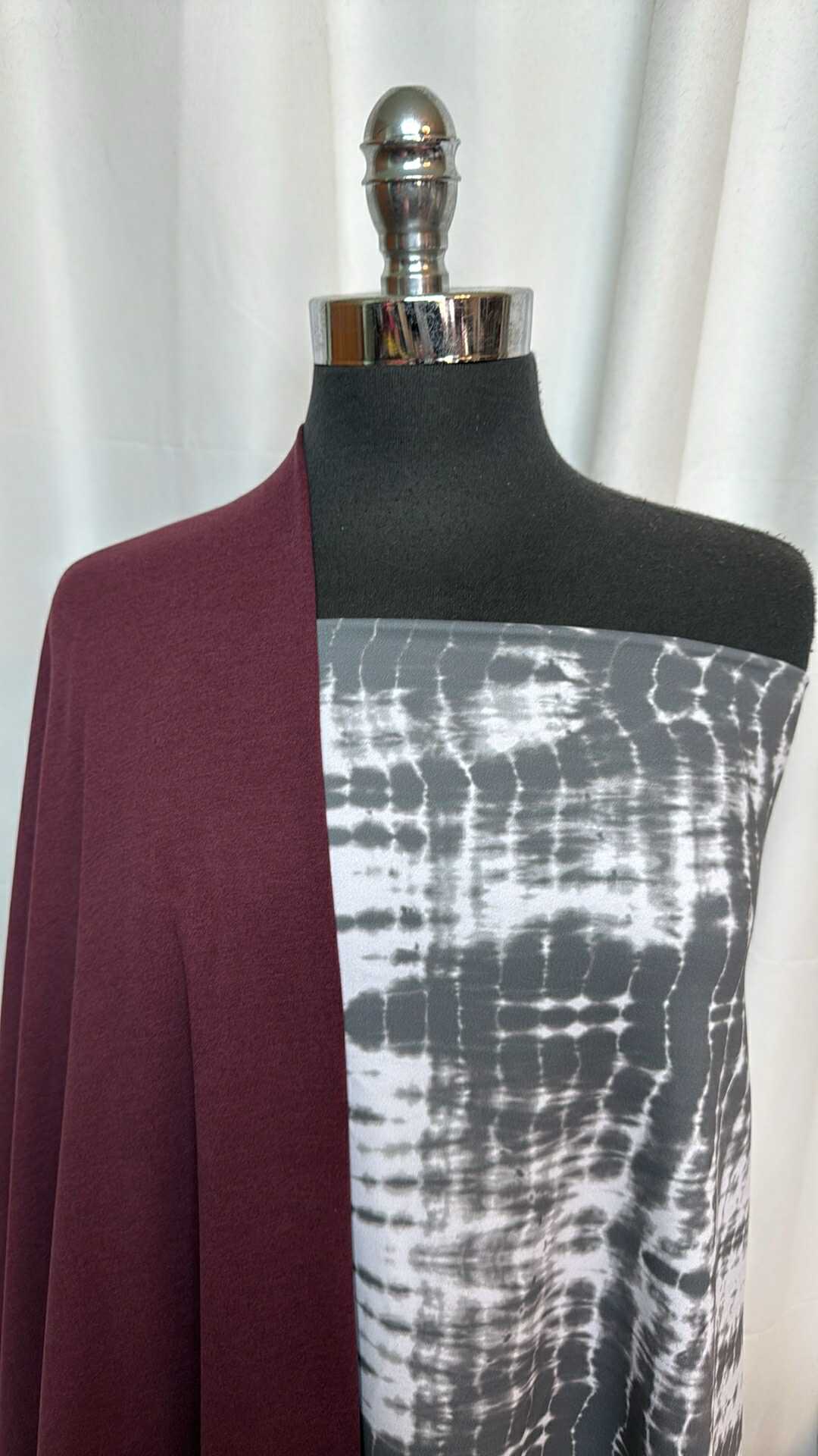 BORDEAUX/SPINE DYE BUNDLE : 2YD Spine Dye PF & 2YD Bordeaux Peached PF : A28795