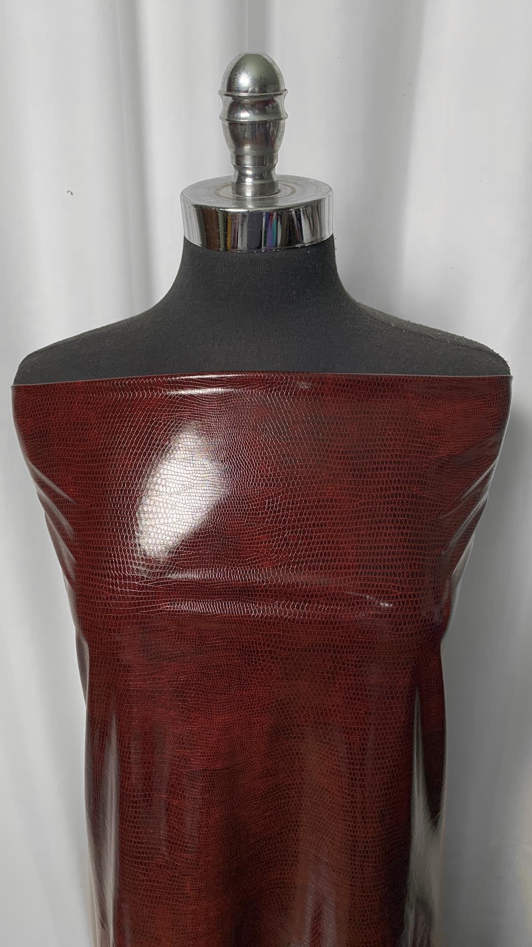 Oxblood Foil on ITY - 3 Yard Cut