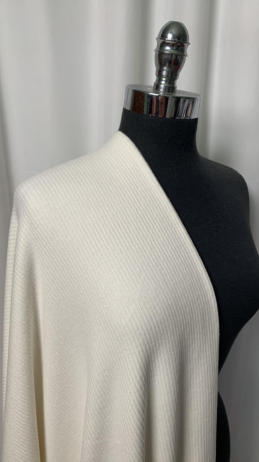 Off-White "Cashmere" - Rib Knit - 2 Yard Cut