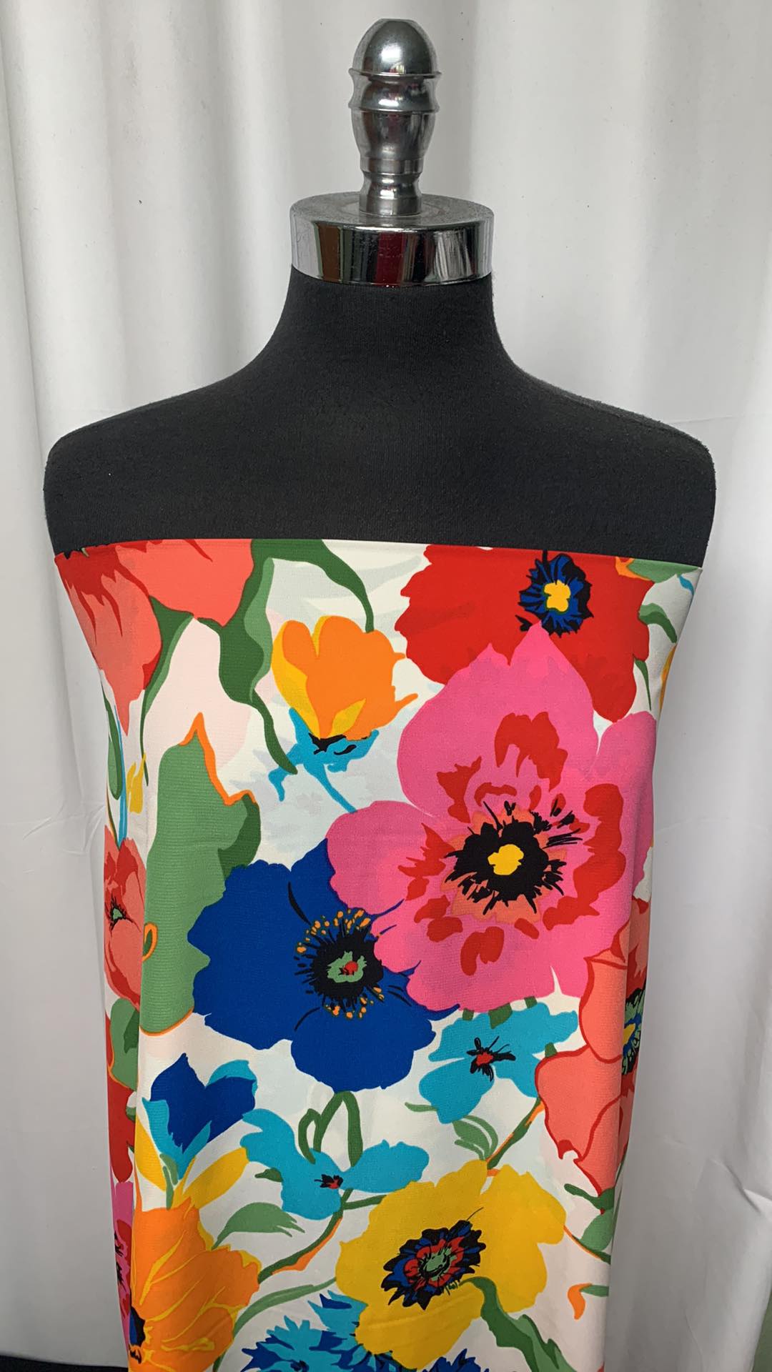 Multicolor Floral - Poly Wool Dobby (PWD) - 3 Yard Cut