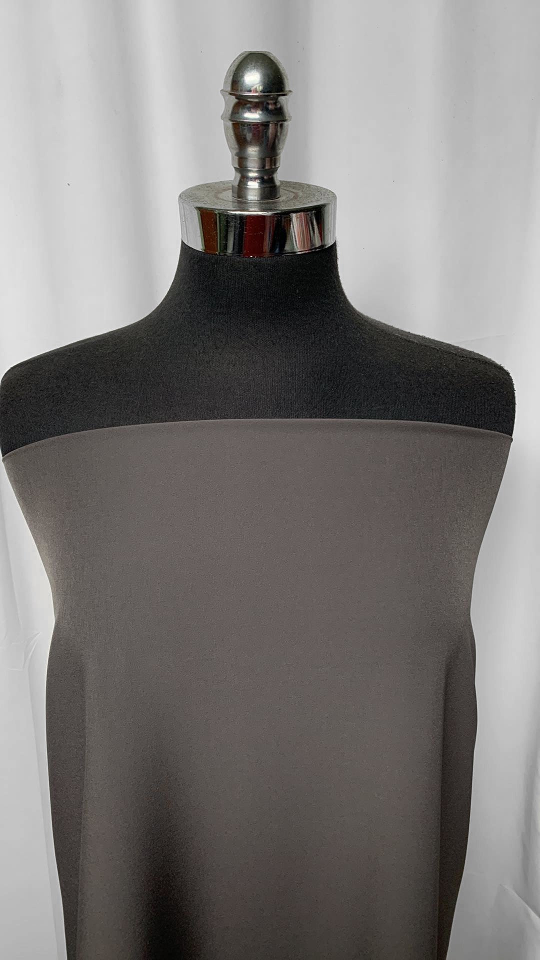 Charcoal - Poly/Spandex Stretch Woven - 3 Yard Cut