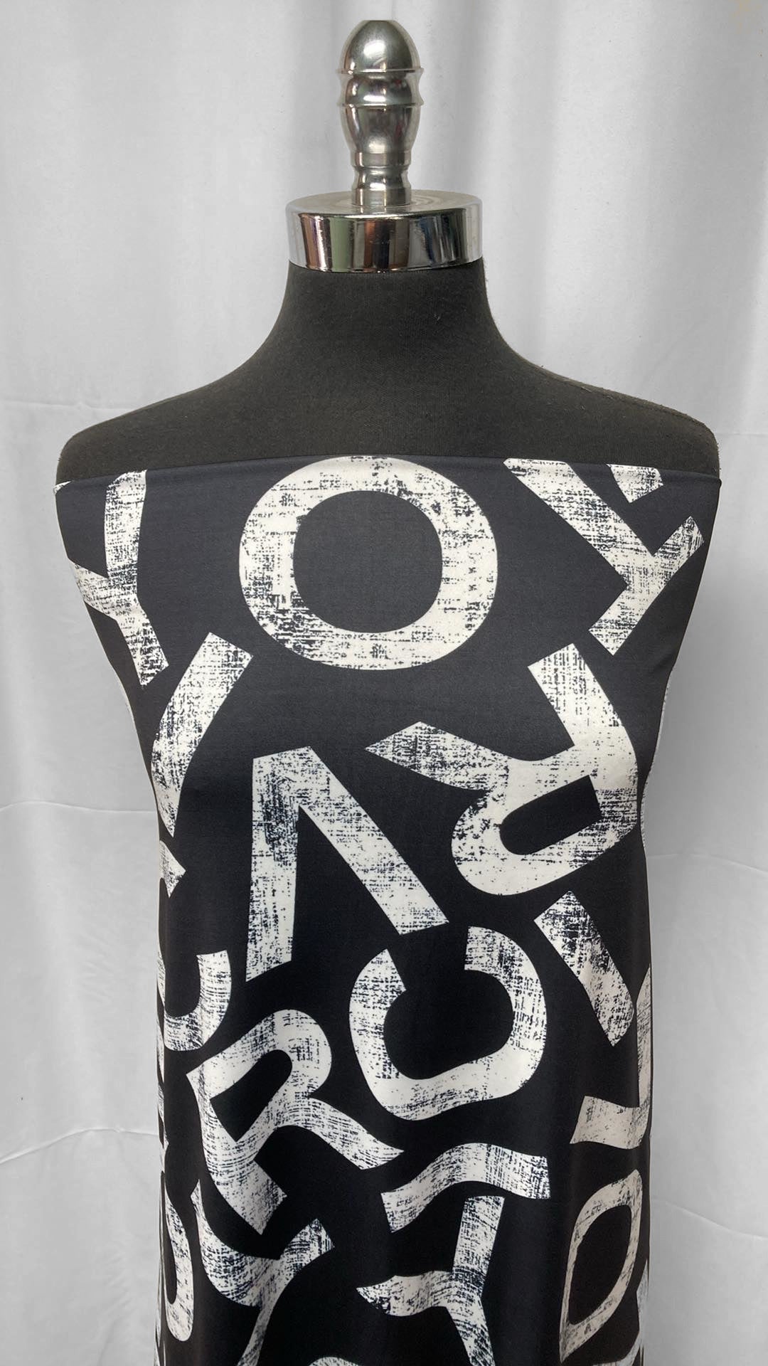 Distressed Letters - Venezia ITY - 2 Yard Cut