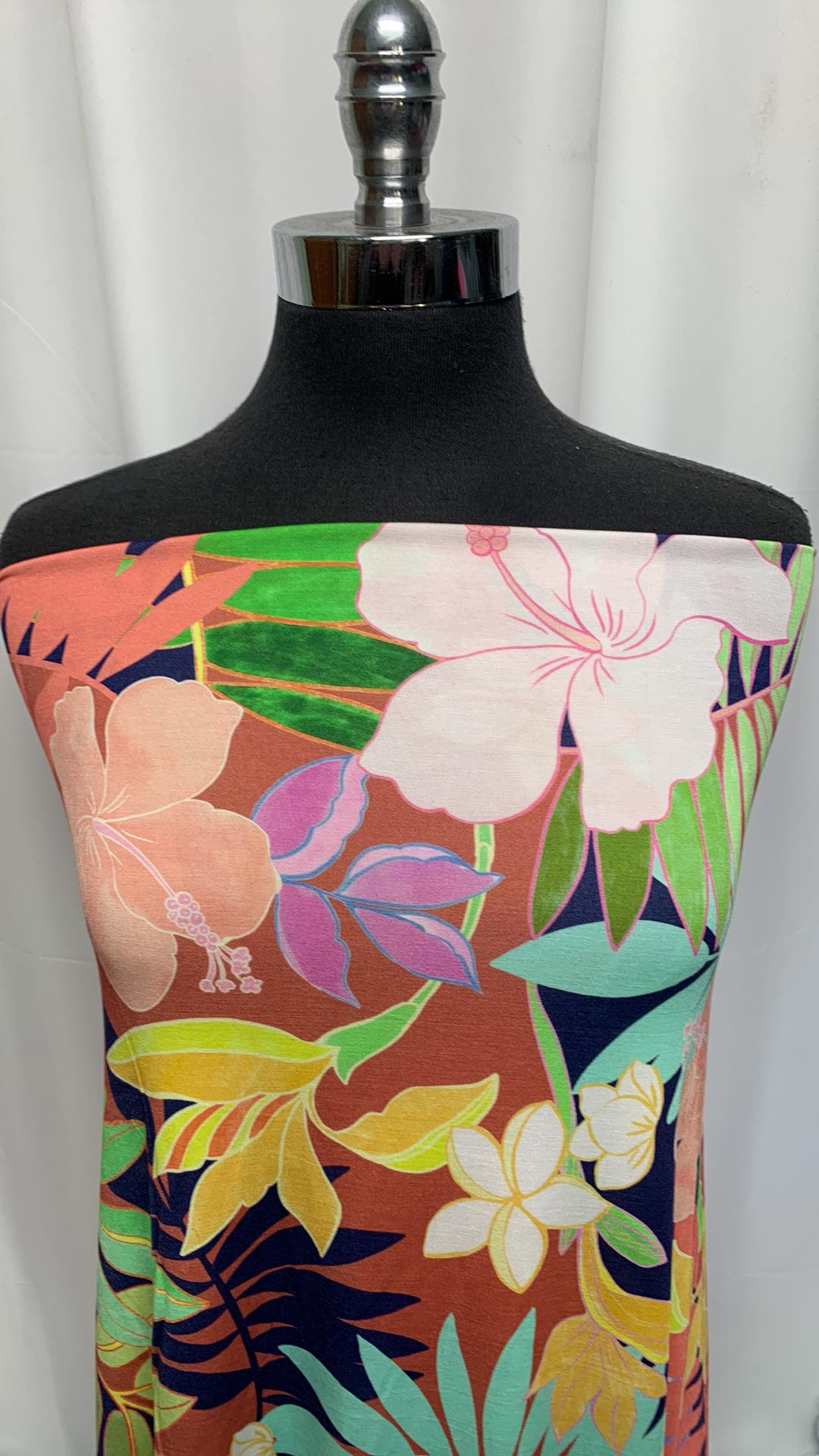 Tropical Floral - PRS Jersey - 2 Yard Cut