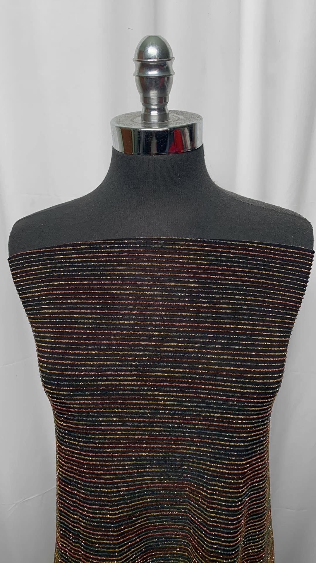 Lurex Stripe - ITY - 2 Yard Cut