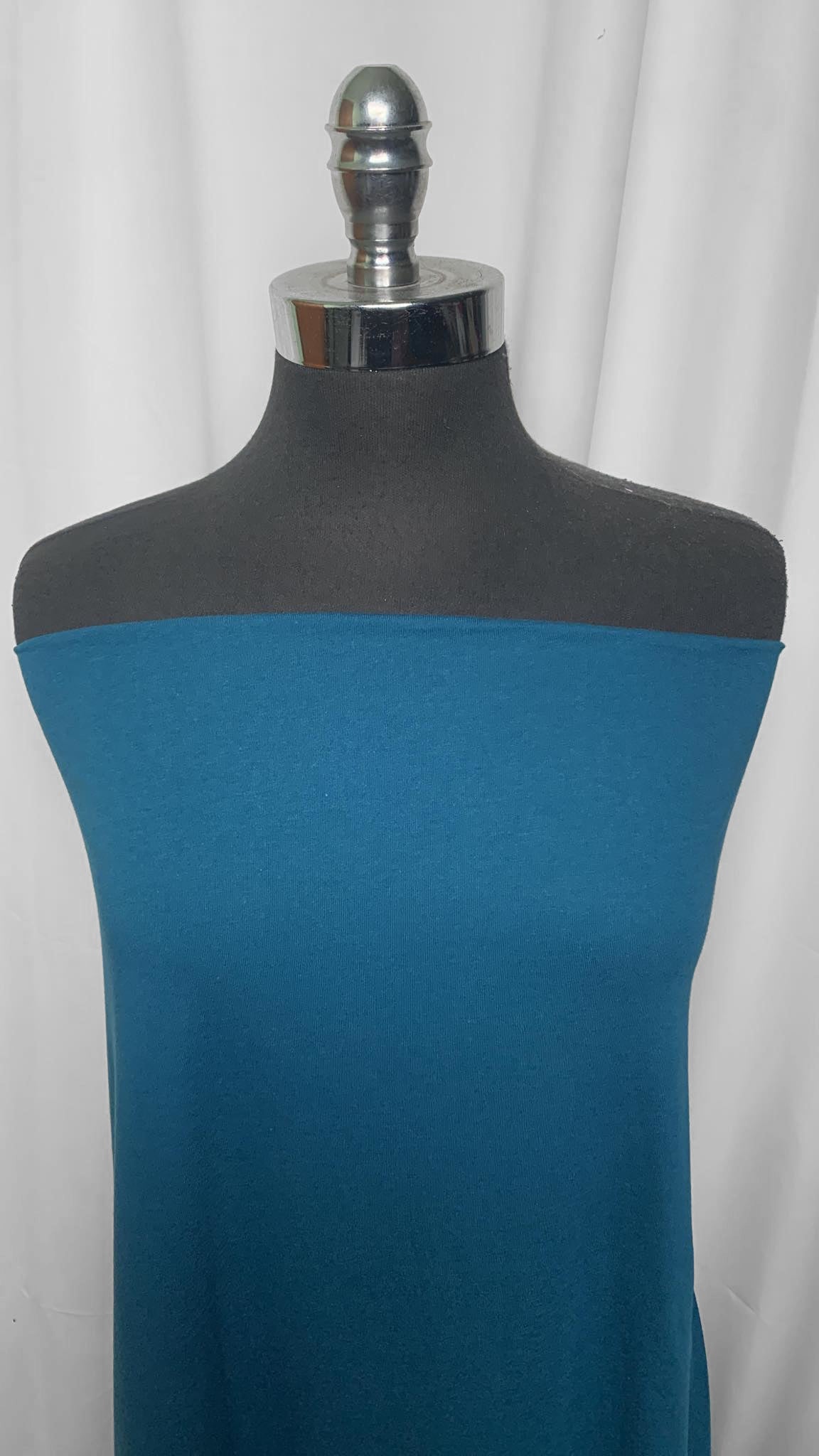 Teal - Cotton/Poly Jersey (72" Wide) - 2 Yard Cut
