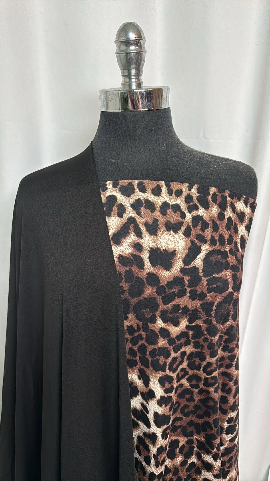 BLACK CAT BUNDLE : 2YD Leopard Yoga PF & 2YD Black Yoga PF : A30233