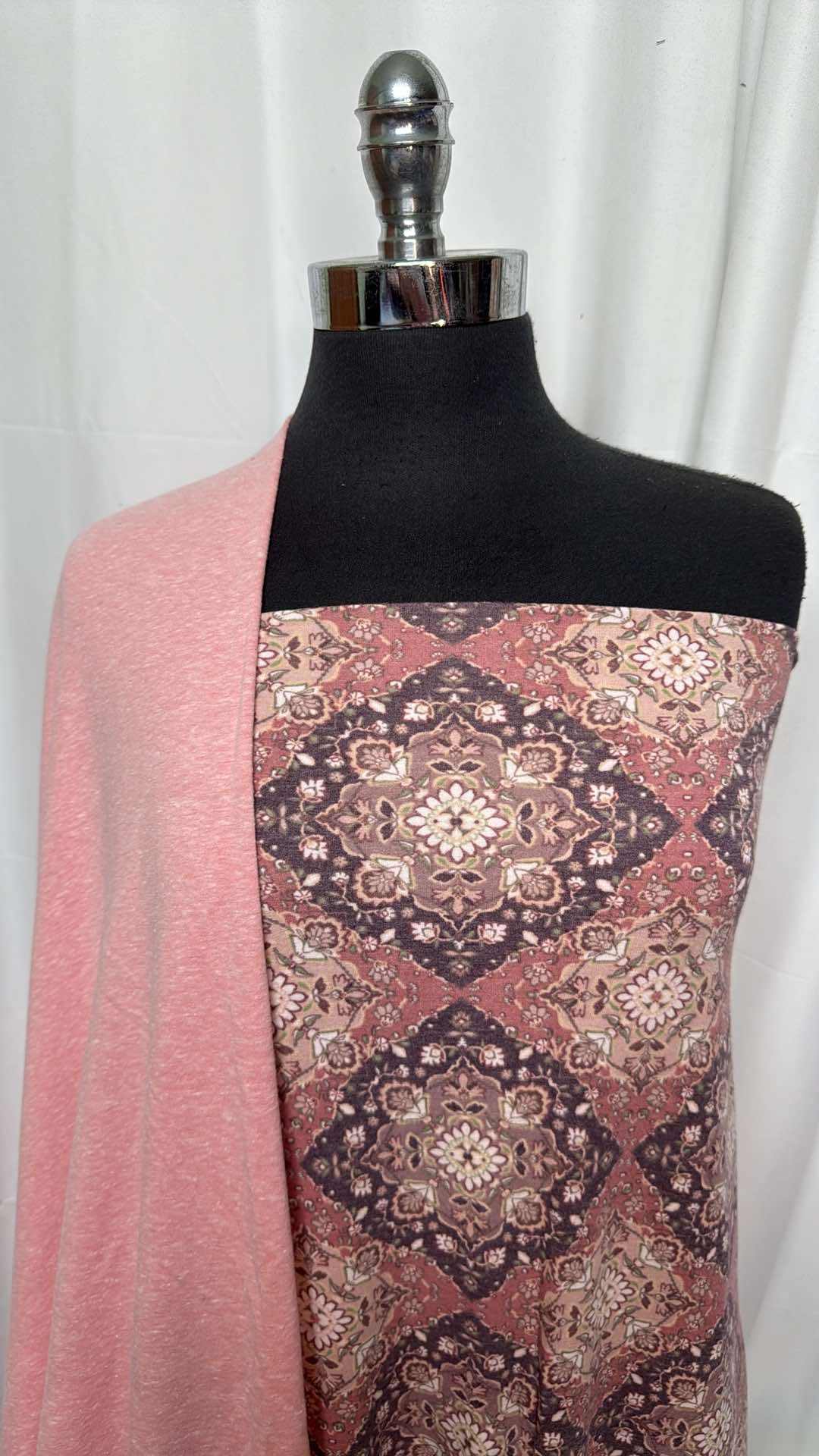 PINK TRIBLEND/MANDALA BUNDLE : 2YD Pink Triblend FT & 2YD Mandala PRS FT : A27174