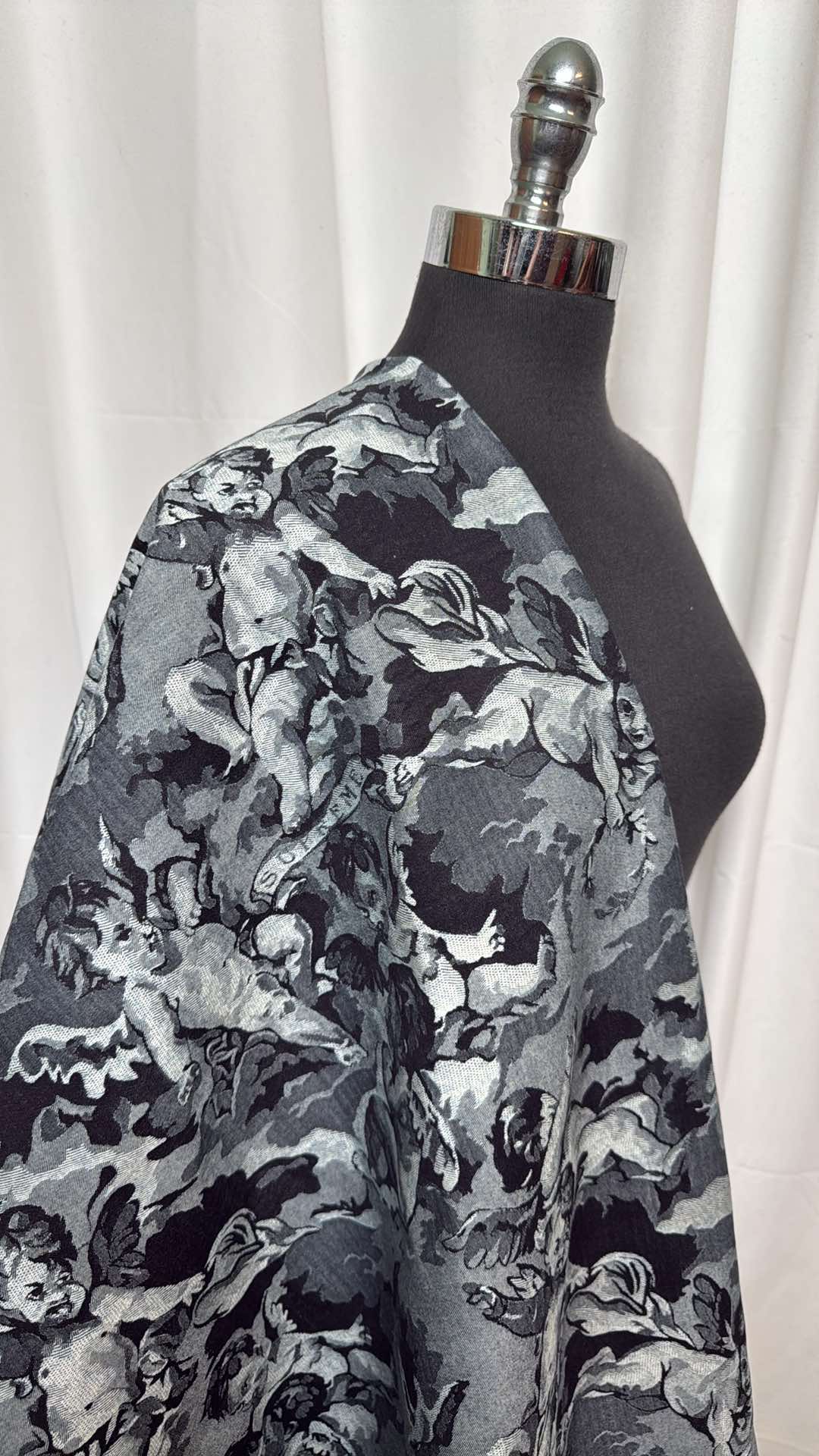 Designer Jacquard Denim - 2 Yard Cut