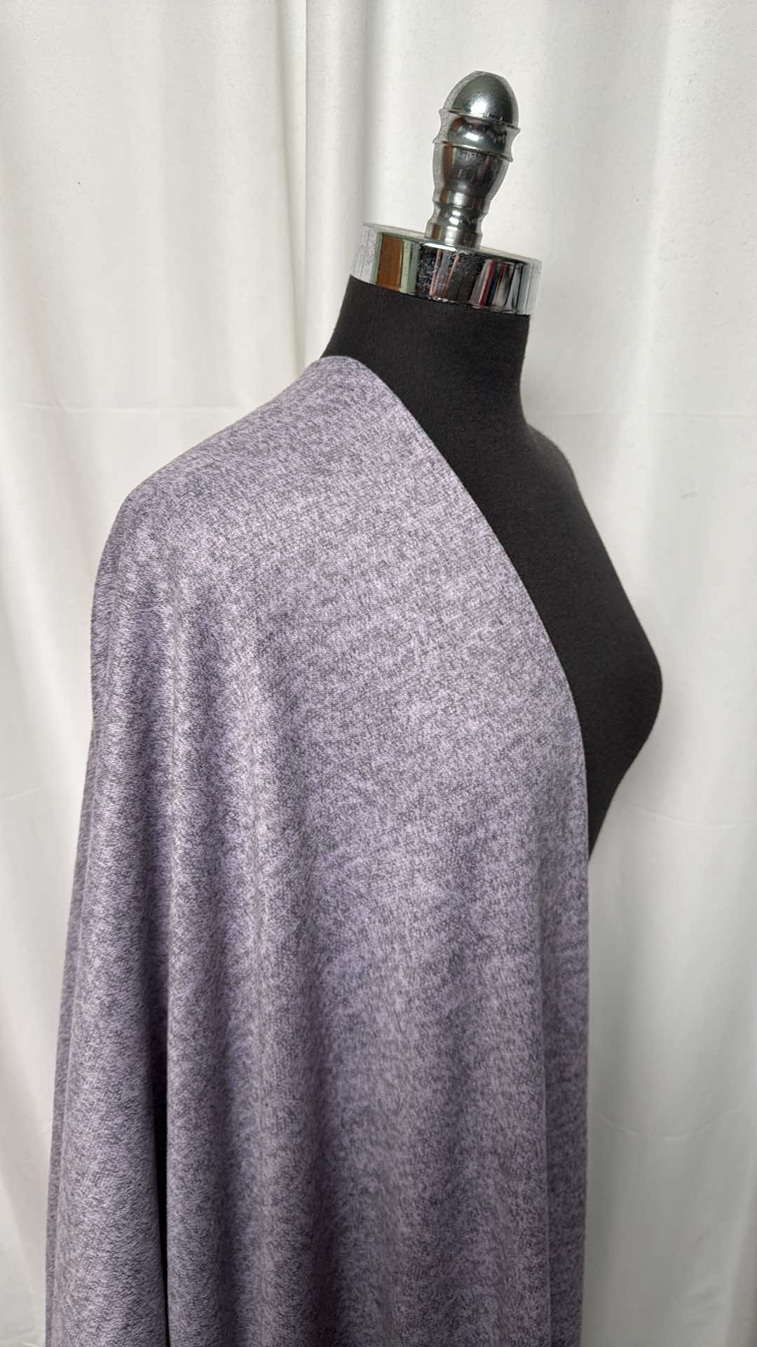 Lilac - Flatback Hacci Sweater Knit - 2 Yard Cut