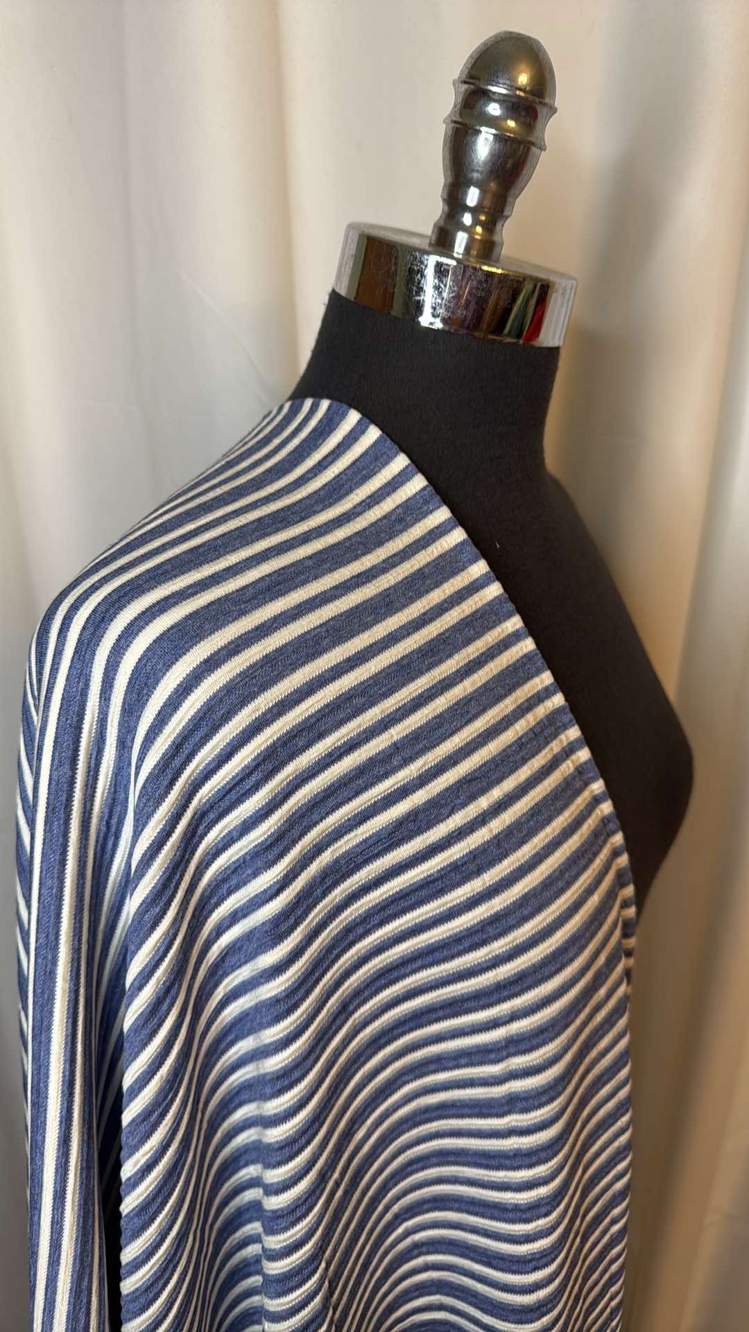 Denim Stripe - Double Knit - 2 Yard Cut