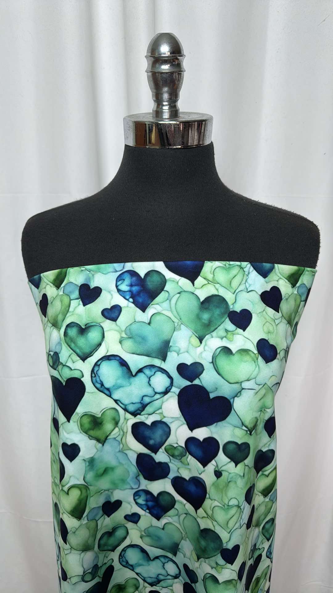 Emerald Affection (*Custom) - Poly/Spandex Single-Brushed Performance - 2 Yard Cut