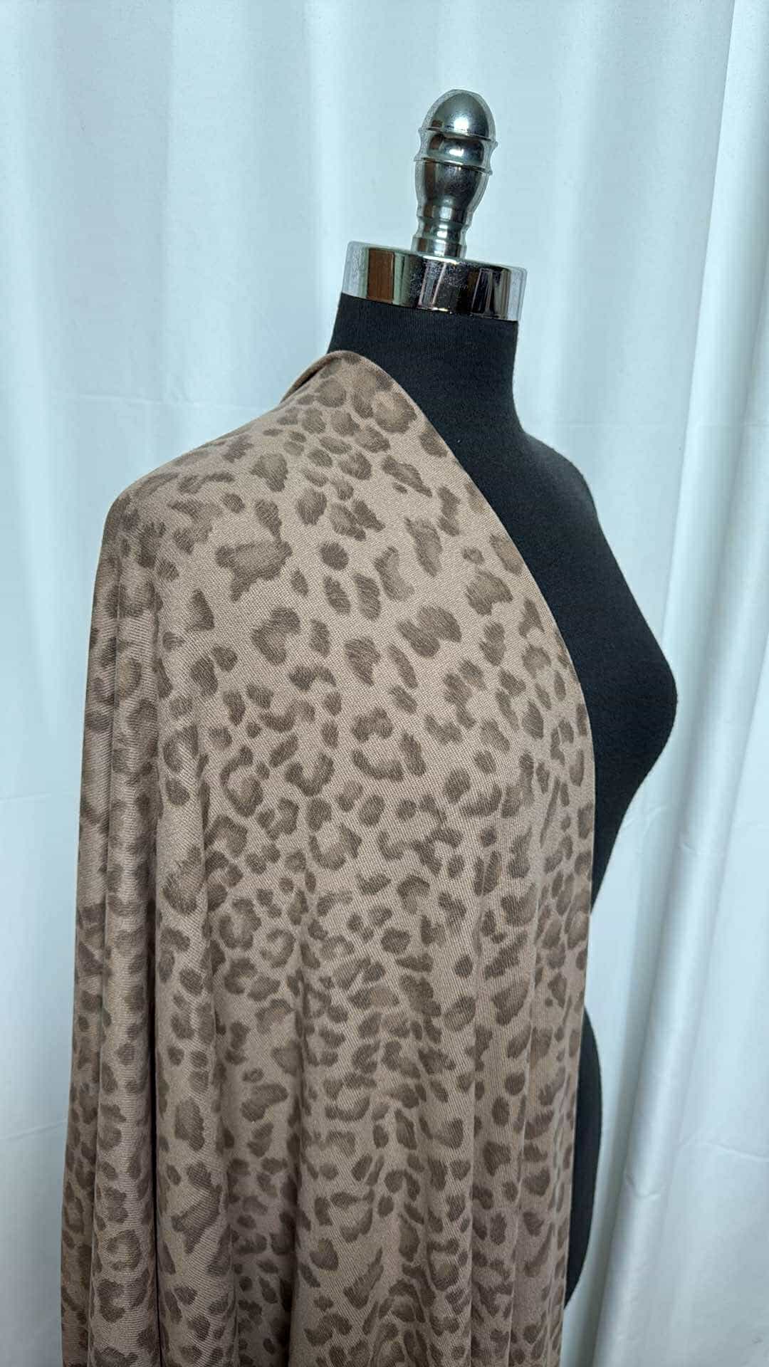 Brown Leopard - Oakley Sweater Knit - 2 Yard Cut
