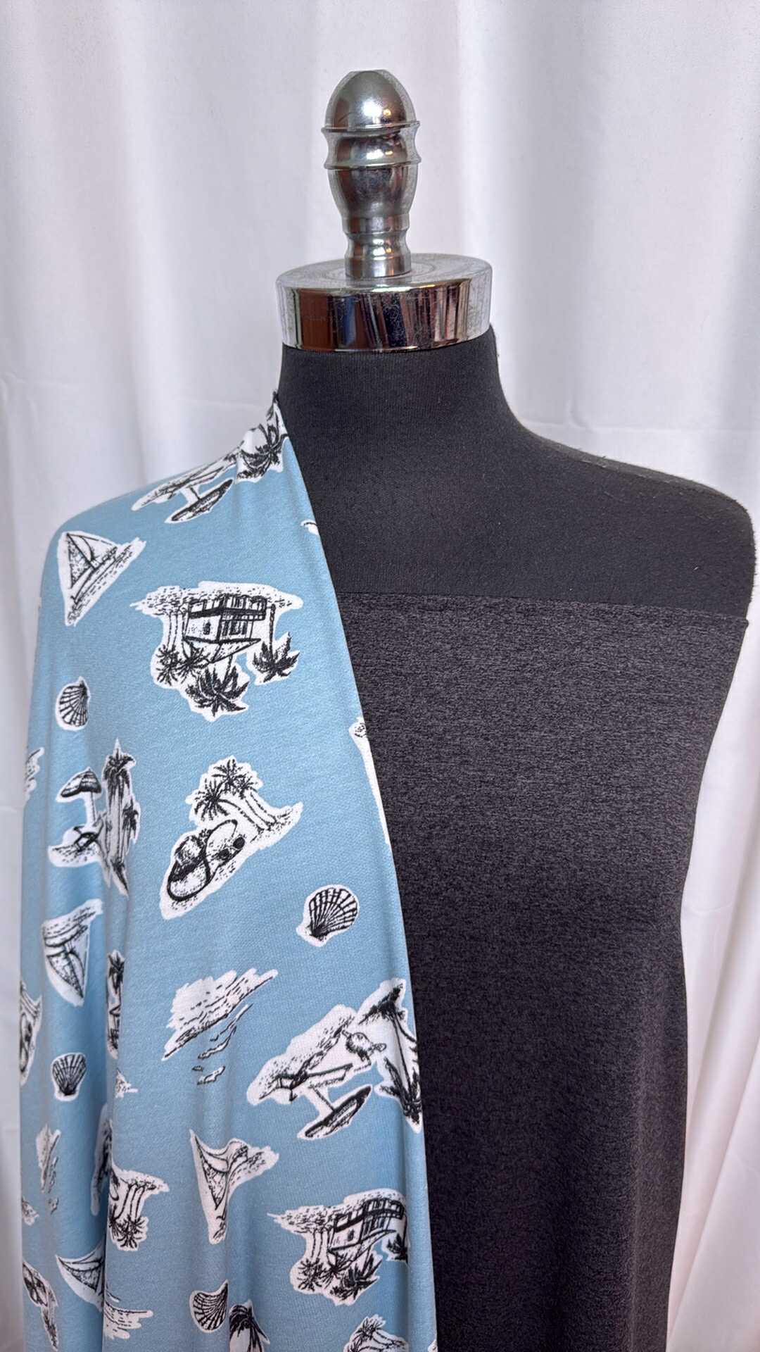 CHARCOAL/ISLAND BUNDLE : 2YD Island PRS FT & 2YD Two-Tone Charcoal DBP : A27794