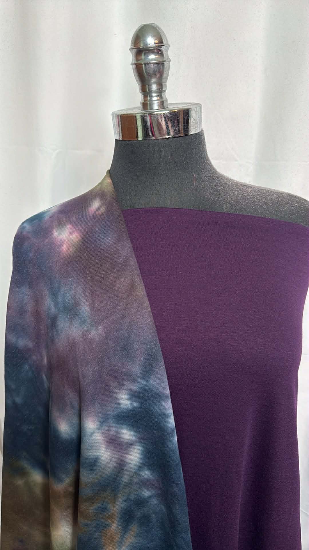 PURPLE/TIE DYE BUNDLE : 2YD Purple PRS FT & 2YD Tie Dye C/P FT : A29881