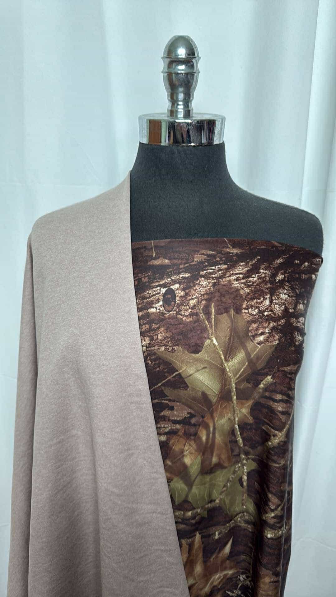 TREE CAMO BUNDLE : 1YD Peached PF & 1YD Tree Camo N/S : A27000