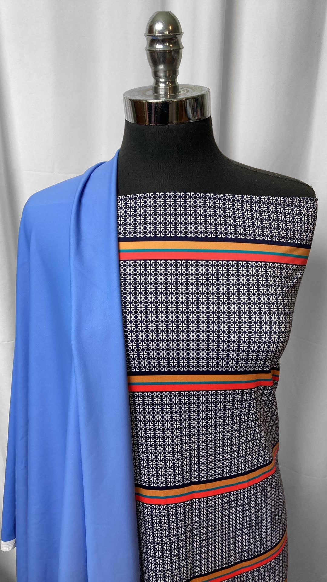 BLUE/GEO LINES BUNDLE : 2YD Blue N/S & 2YD Geo Lines DBP : A25014