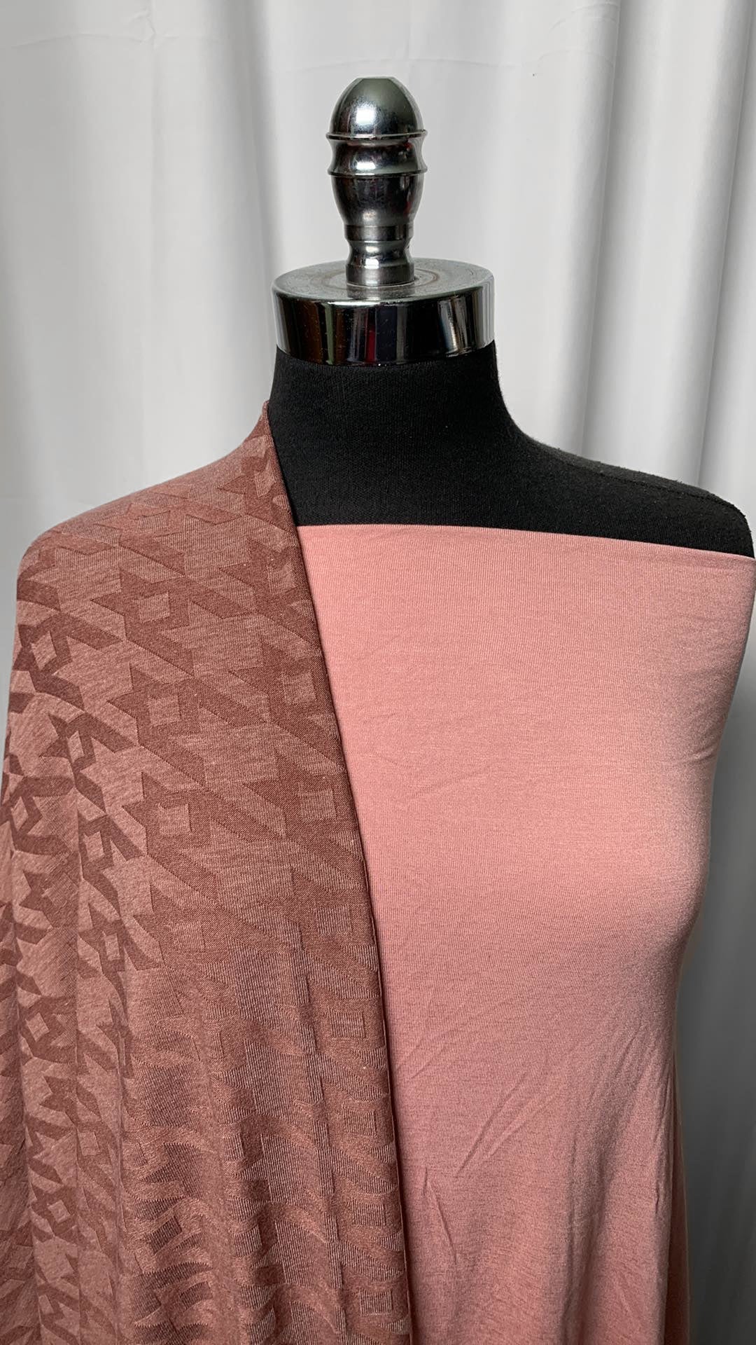 BLUSH HOUNDSTOOTH BUNDLE : 2YD Houndstooth SK & 2YD Blush R/S : A1015