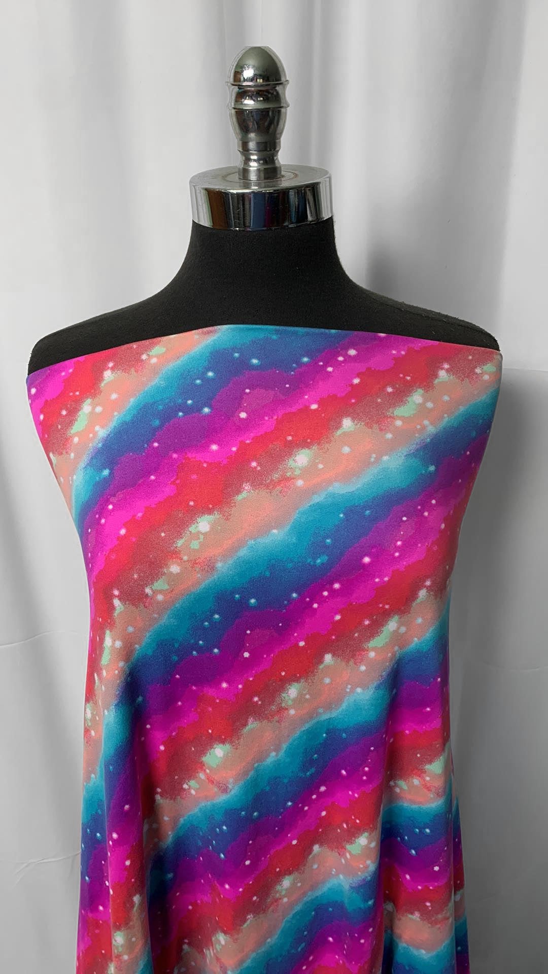 Ombre Galaxy - Double Brushed Poly Spandex - 2 Yard Cut