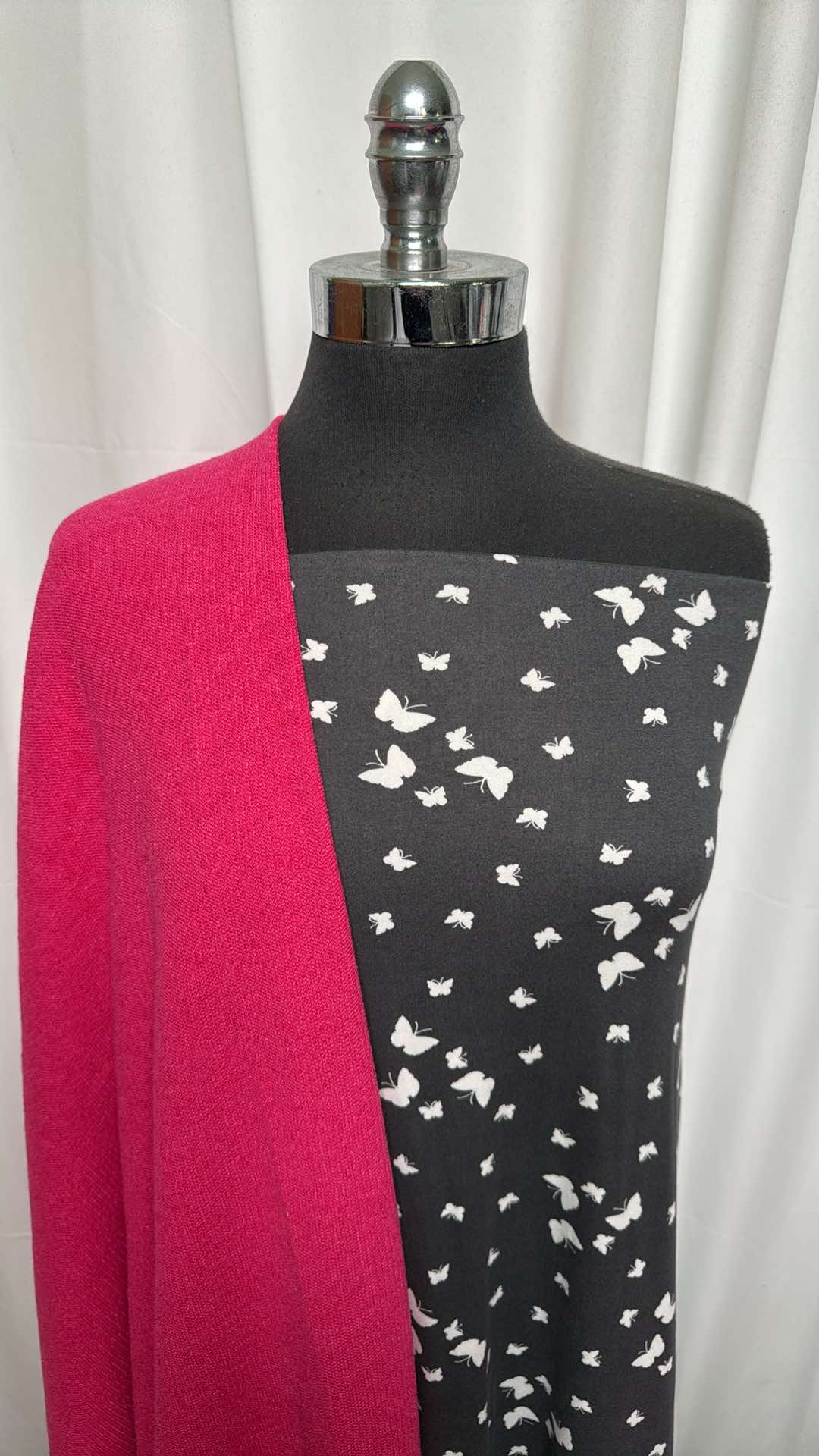 FUCHSIA/BUTTERFLY BUNDLE : 2YD Butterfly DBP & 1YD Fuchsia SK : A26273