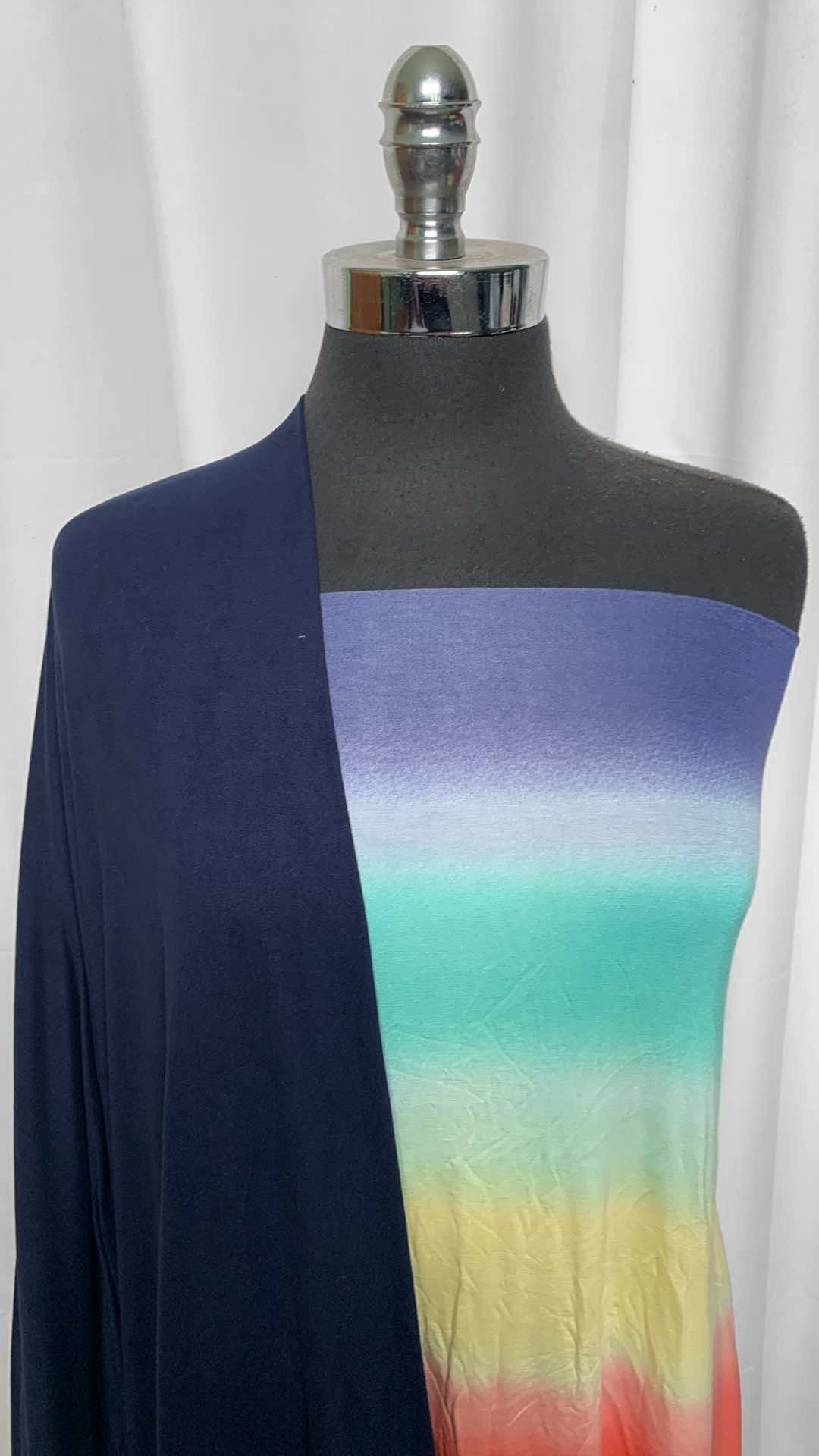 NAVY/OMBRE BUNDLE : 2YD Ombre R/S & 1.5YD Navy DBP : A25828