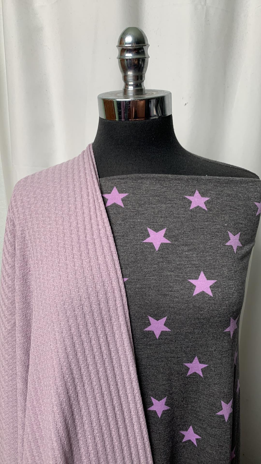 LILAC STARS BUNDLE : 2YD Stars PRS FT & 2YD Lilac Pointelle : A1631