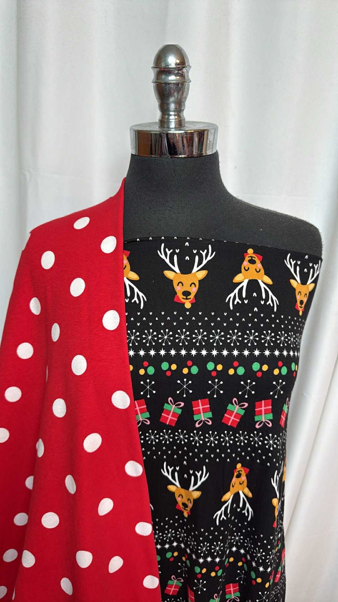 RED DOT/REINDEER BUNDLE : 2YD Reindeer DBP & 2YD Red Dot C/S : A28656