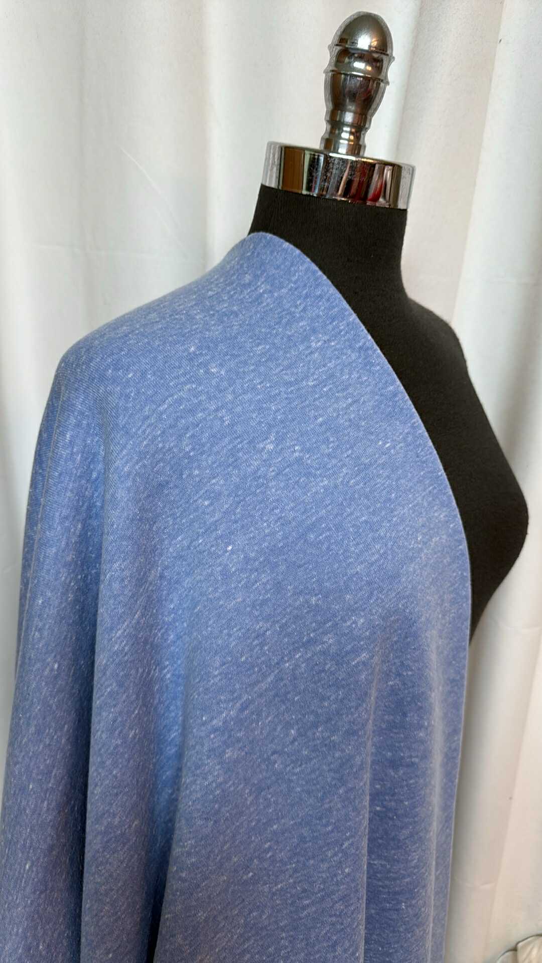 Light Blue - 50/50 Cotton/Poly Sweatshirt Fleece (74" Wide) - By the Yard