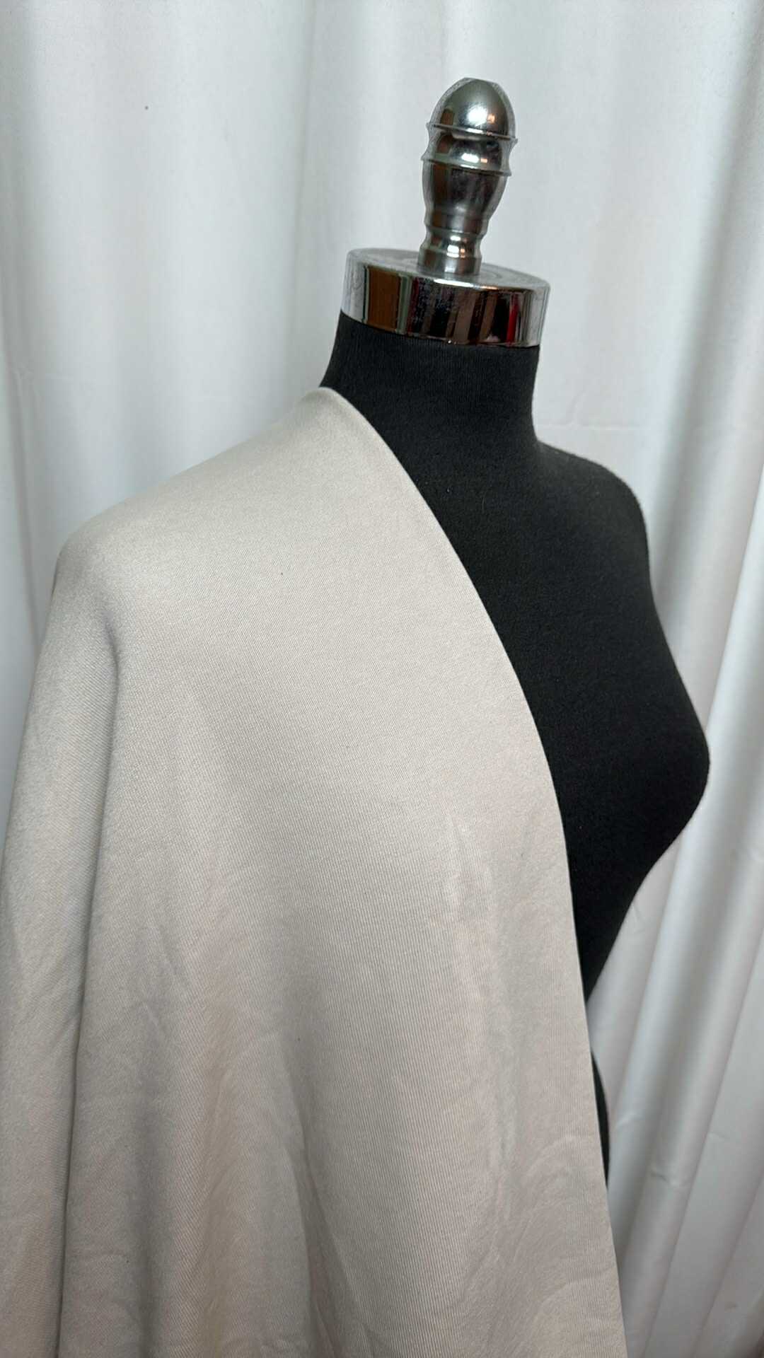 Bone (Flawed) - Cotton/Poly Sweatshirt Fleece (72" Wide) - 3 Yard Cut