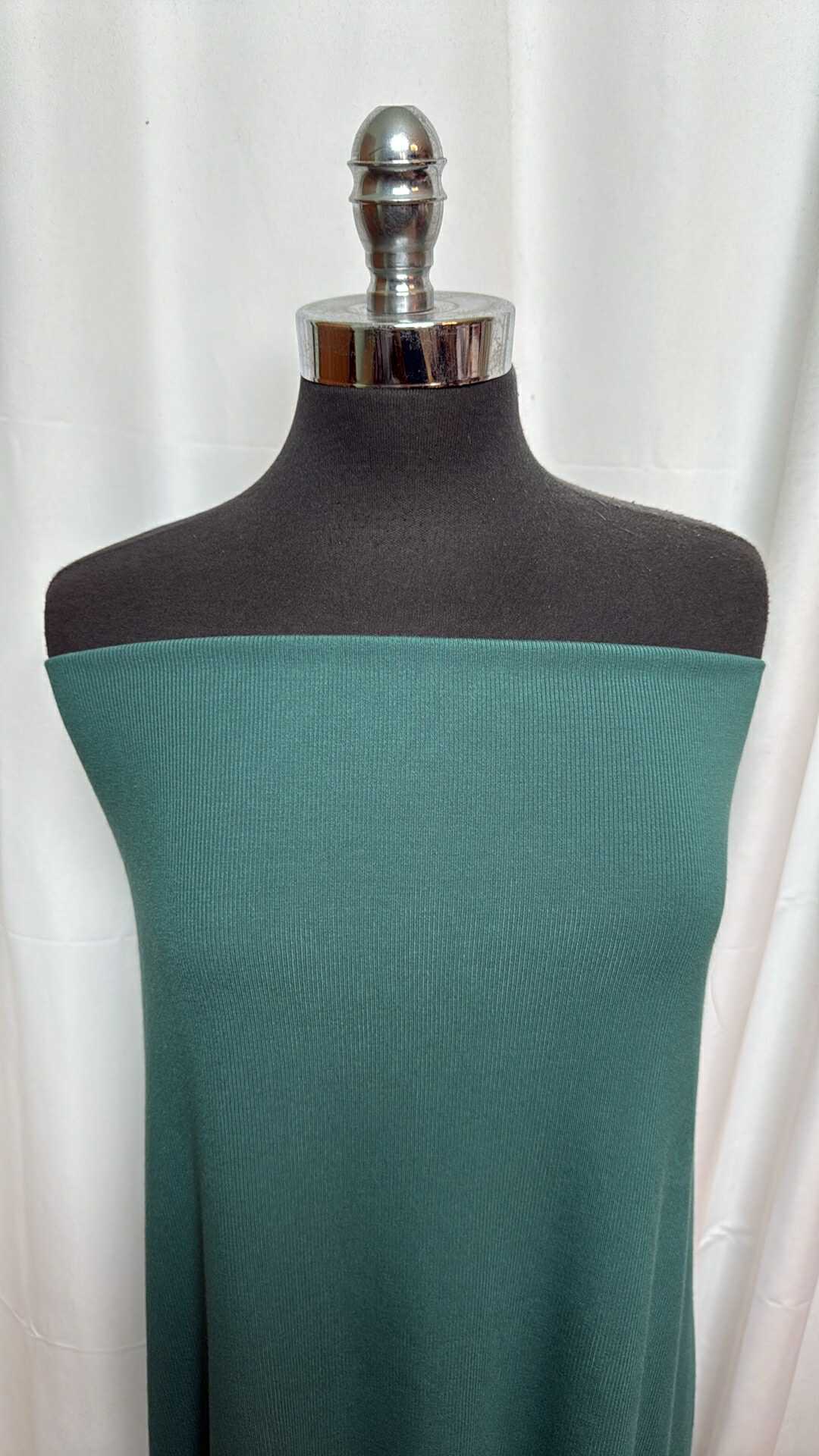 Green - Modal/Spandex Rib Knit (44" Wide) - 3 Yard Cut