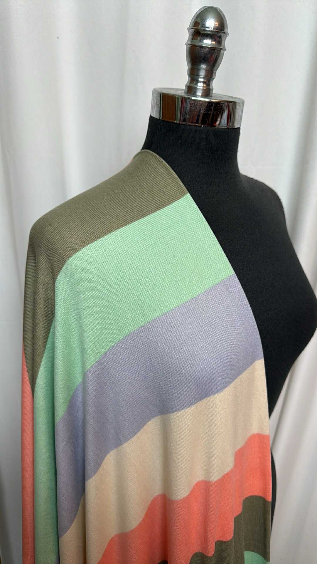 Wide Stripe - Oakley Sweater Knit - 2 Yard Cut