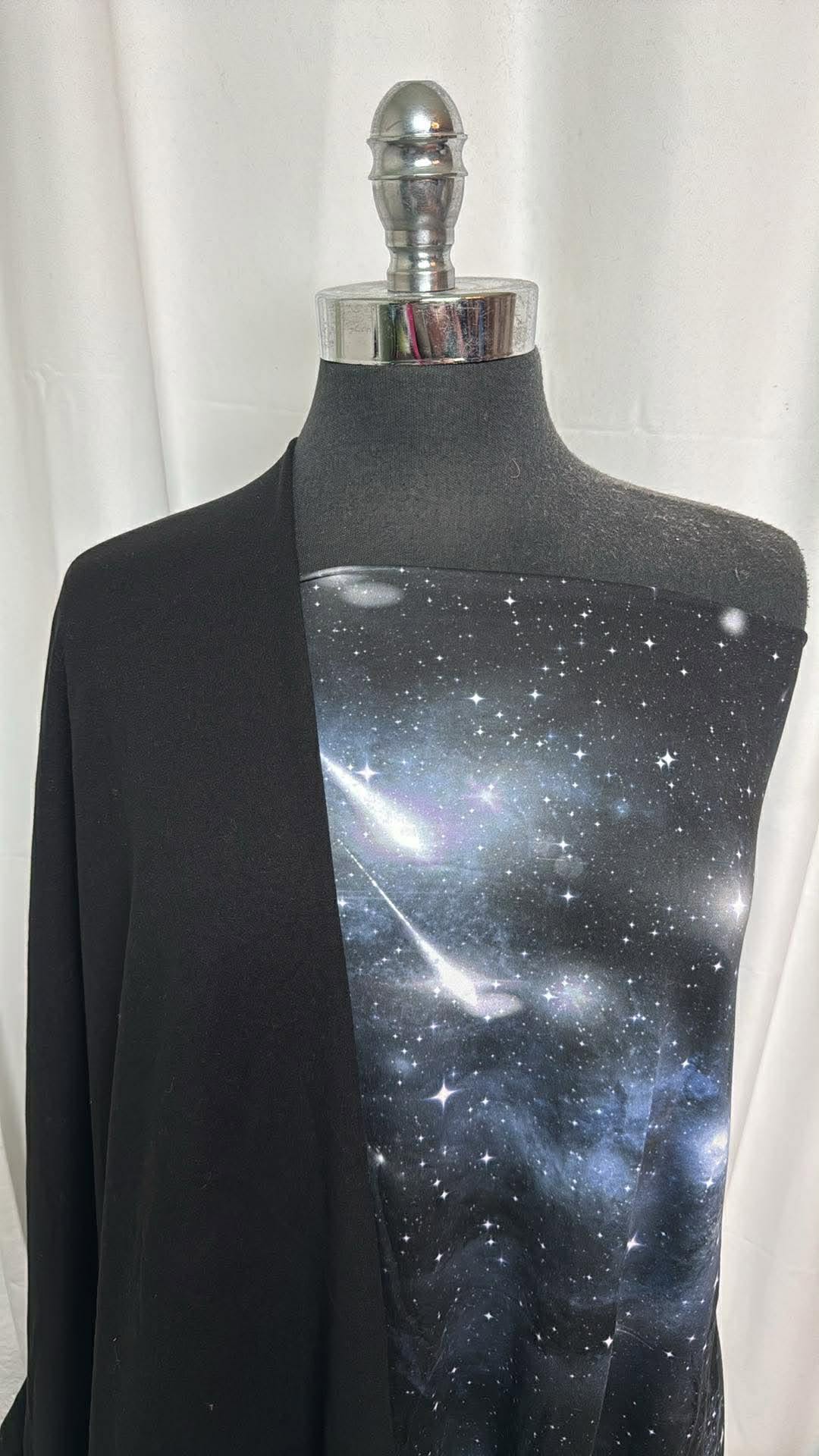 BLACK/GALAXY BUNDLE : 1YD Black Brushed PF & 1YD Galaxy DBP : A30245